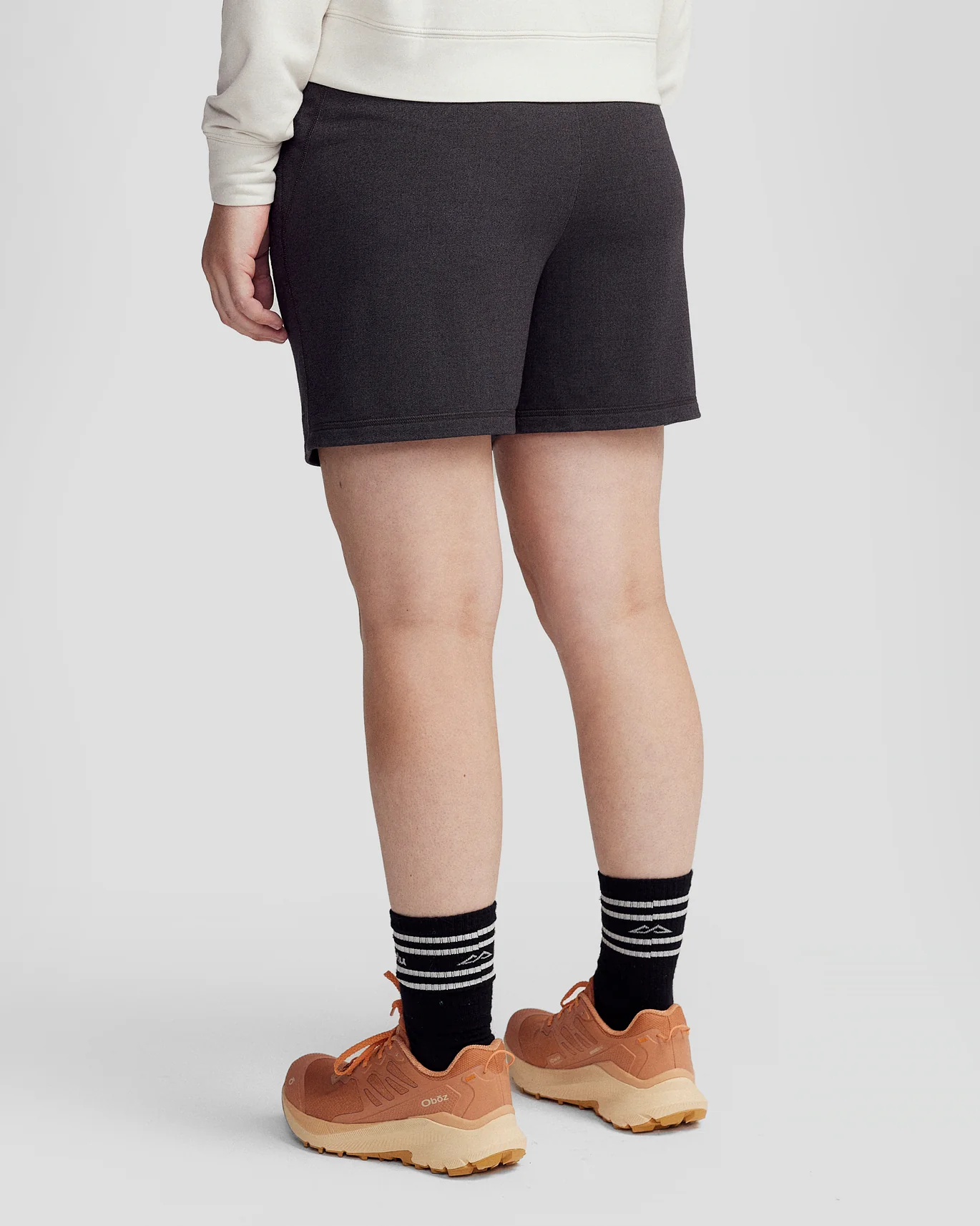 Women’s Anytime 5” Shorts - Charcoal Marle - Image 4