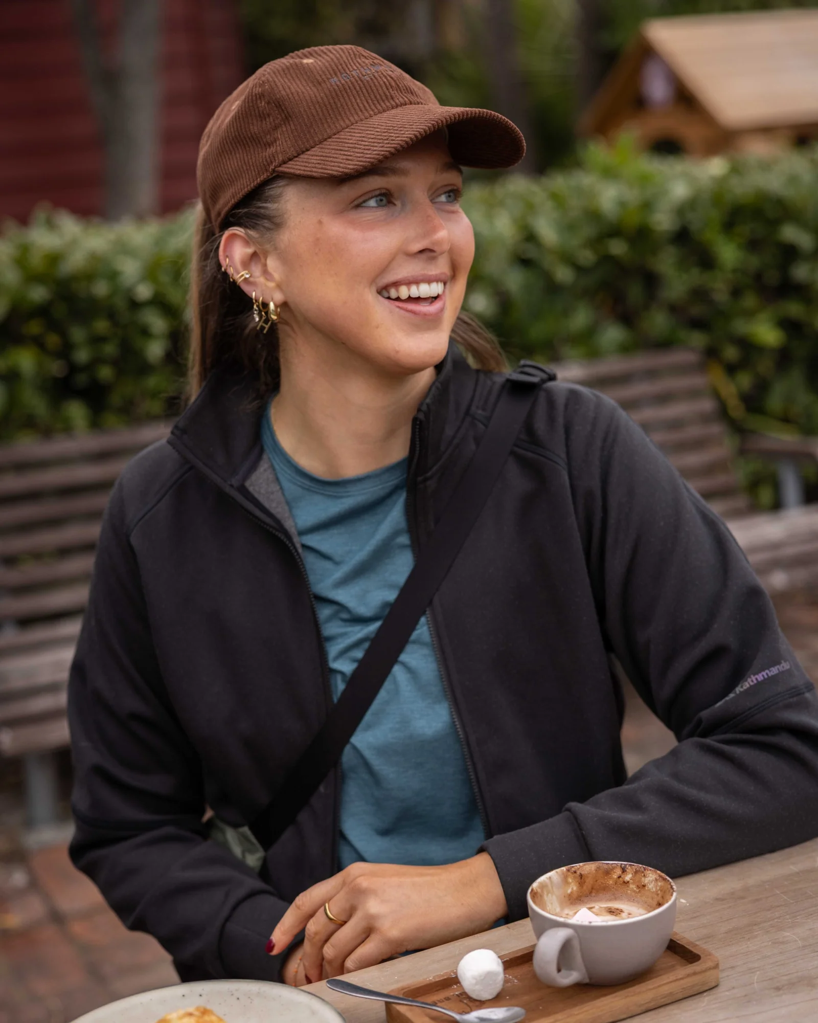 Women’s Anytime Bomber Jacket  -  Black Stingray - Image 3