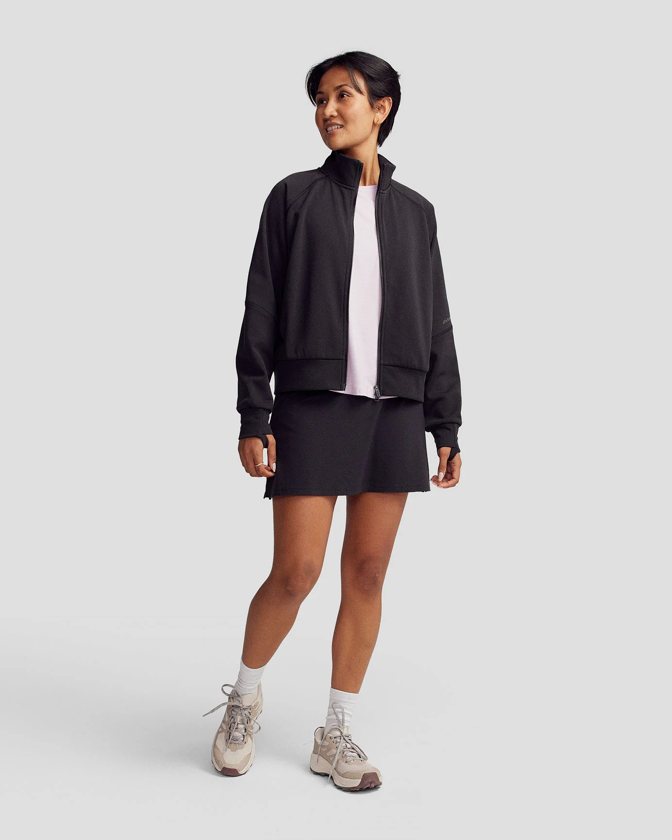 Women’s Anytime Bomber Jacket  -  Black Stingray - Image 9
