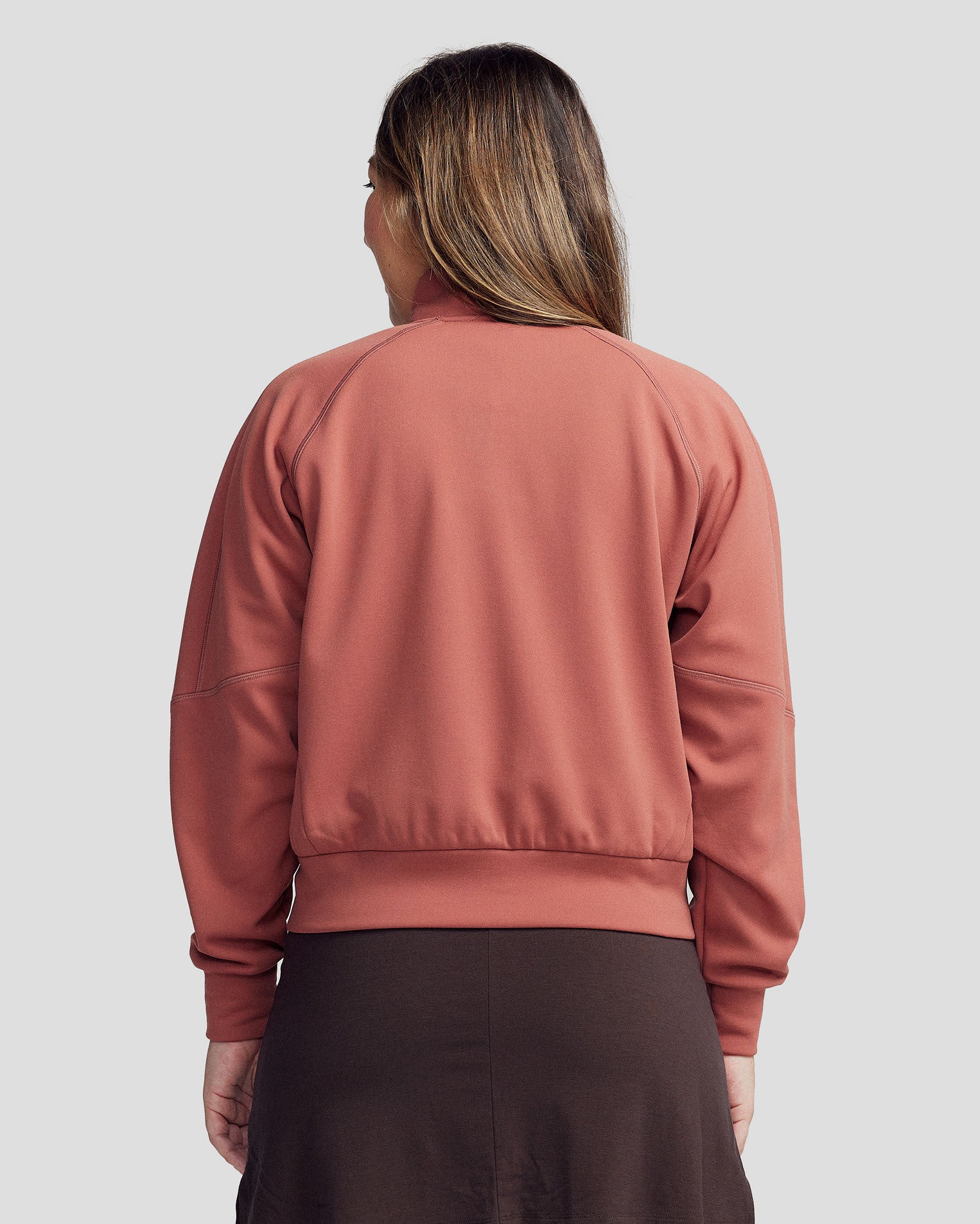 Women’s Anytime Bomber Jacket  -  Dark Clay - Image 5