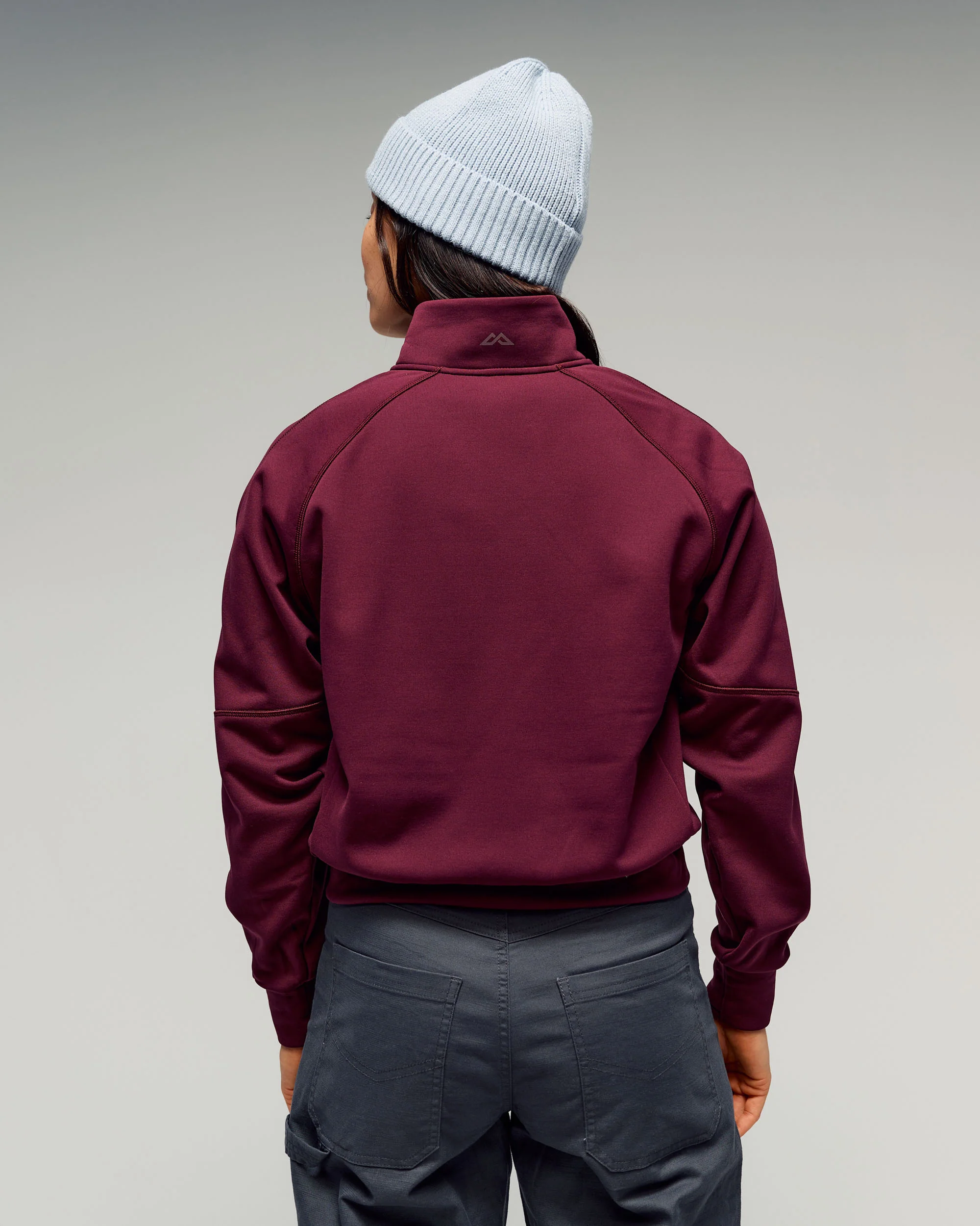 Women’s Anytime Bomber Jacket - Mulberry - Image 3