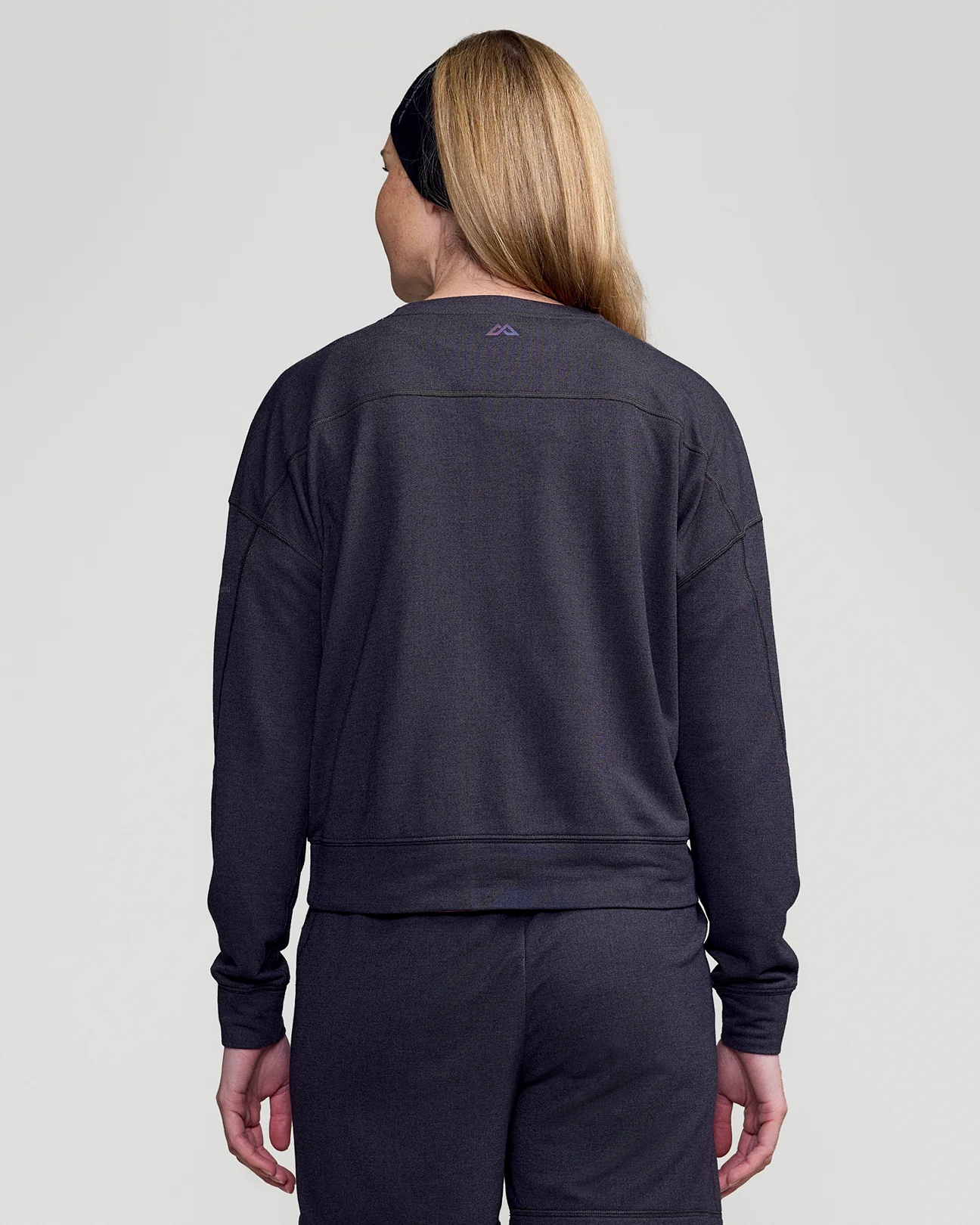 Women’s Anytime Crew Sweatshirt - Charcoal Marle - Image 4