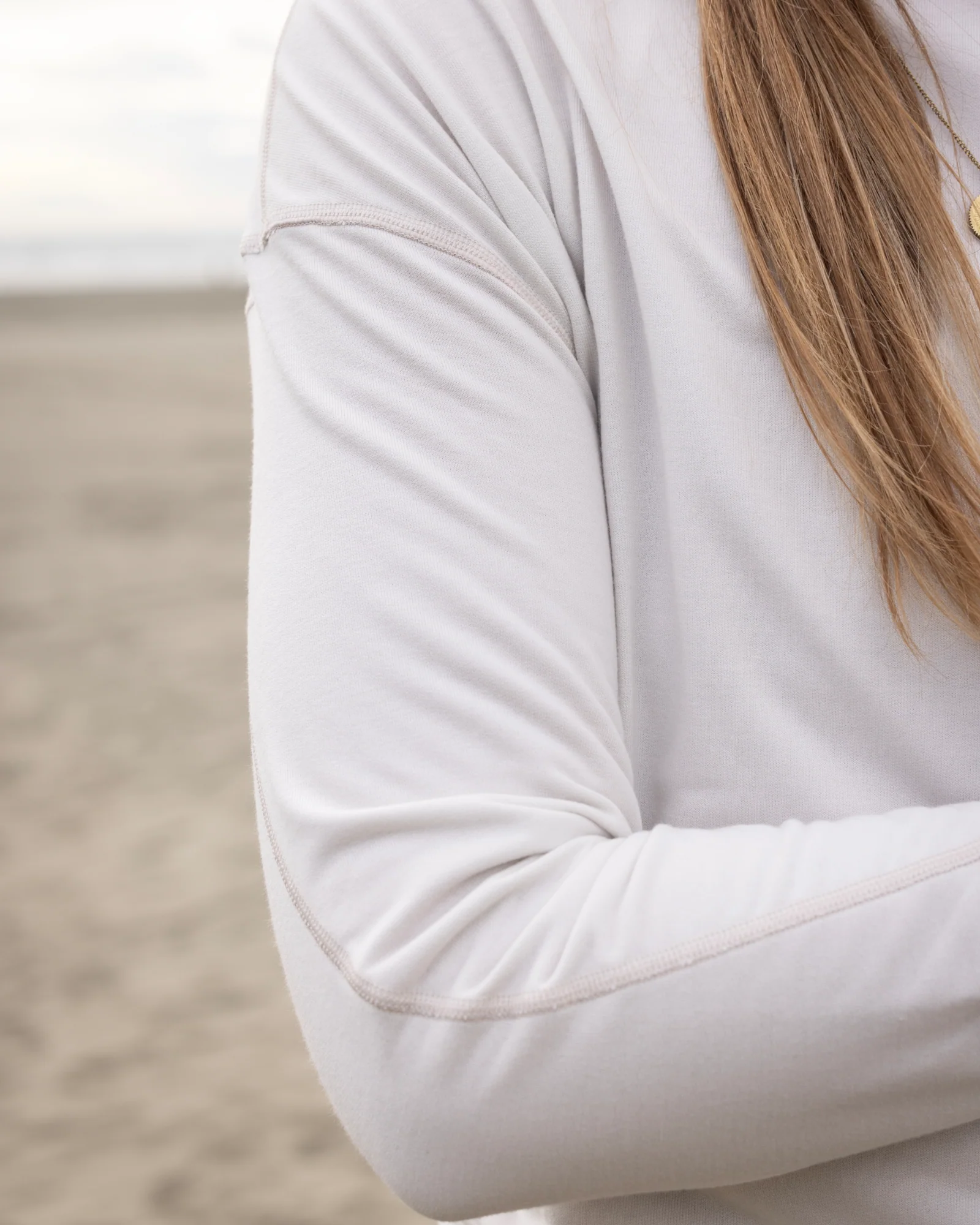 Women’s Anytime Crew Sweatshirt - Shroom Marle - Image 5
