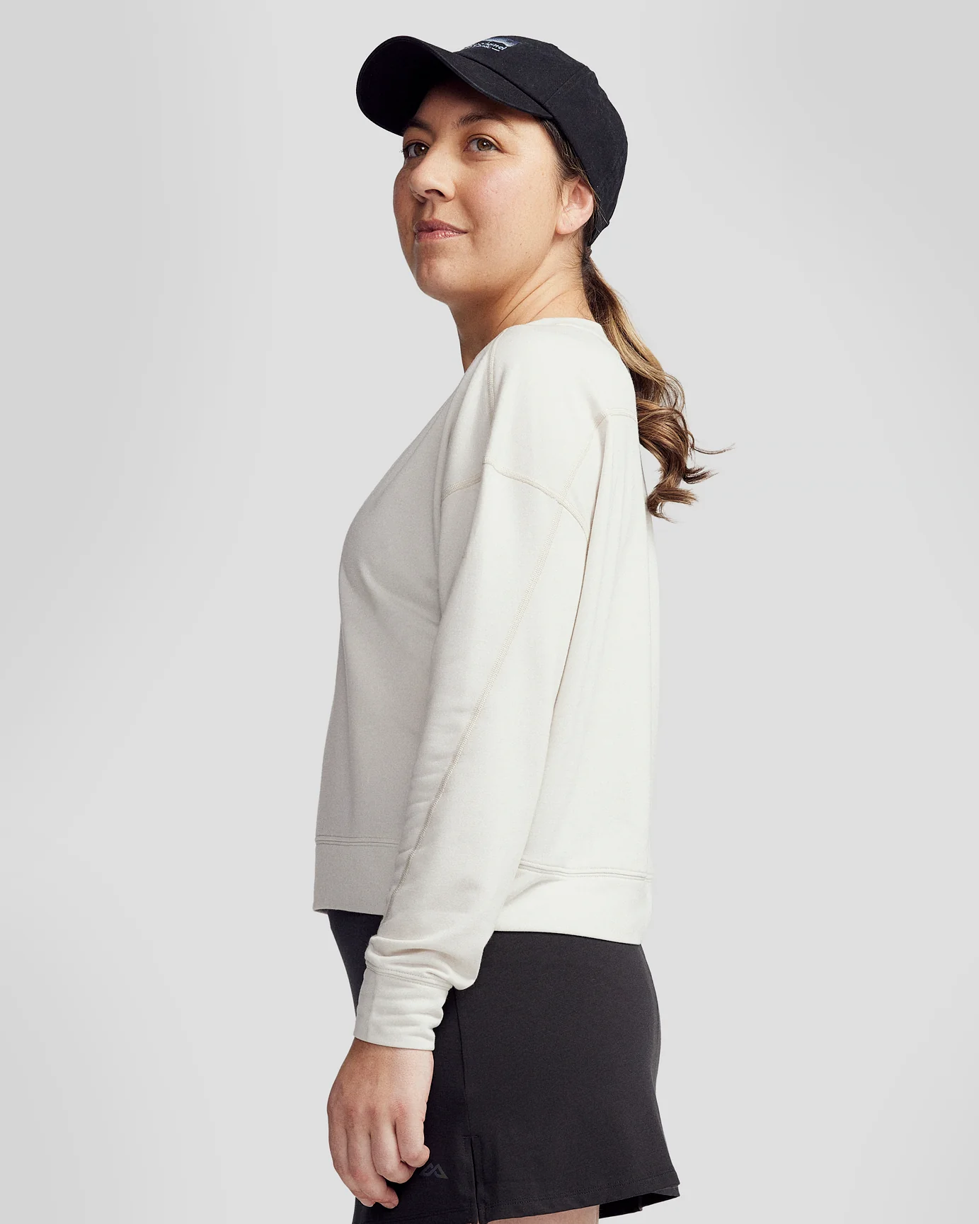 Women’s Anytime Crew Sweatshirt - Shroom Marle - Image 6