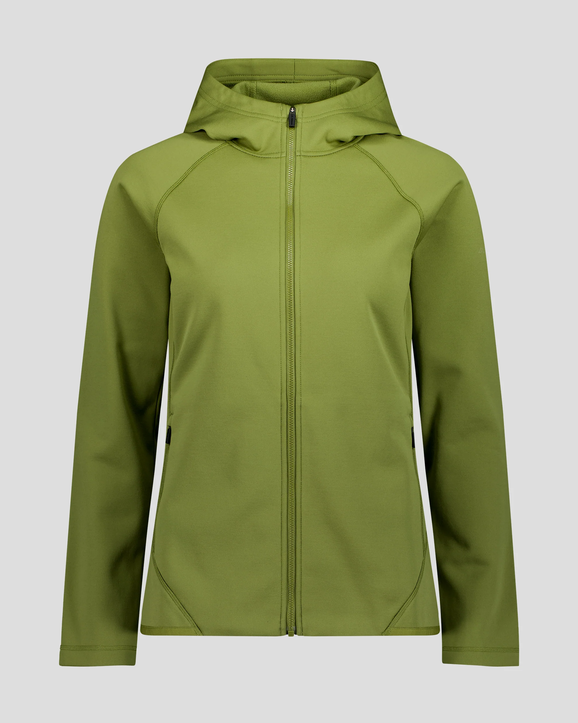Women's Anytime Fleece Hooded Jacket -  Dark Fern - Image 4