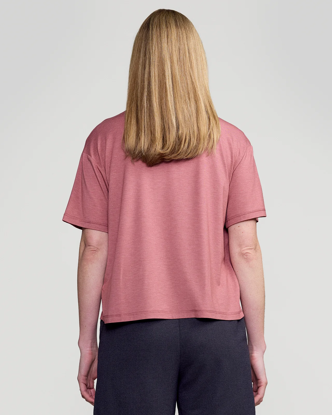 Women’s Anytime Boxy T - shirt - Dark Clay Marle - Image 4