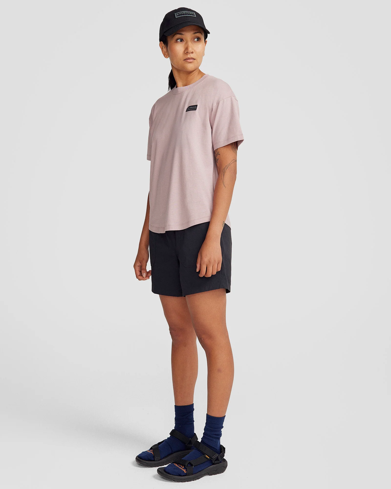 Women's Logo Organic Cotton T-shirt - Light Thistle - Image 2