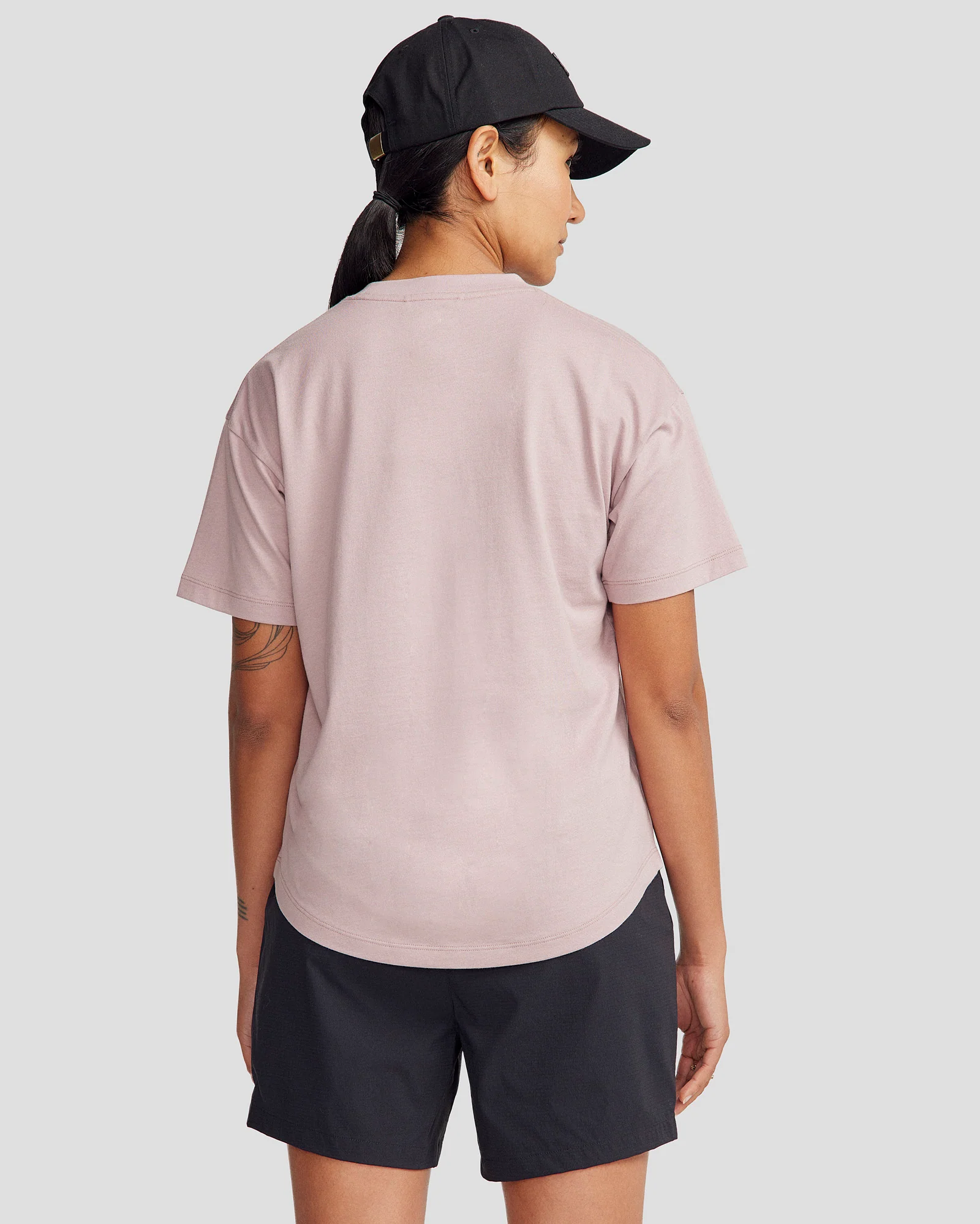 Women's Logo Organic Cotton T-shirt - Light Thistle - Image 3