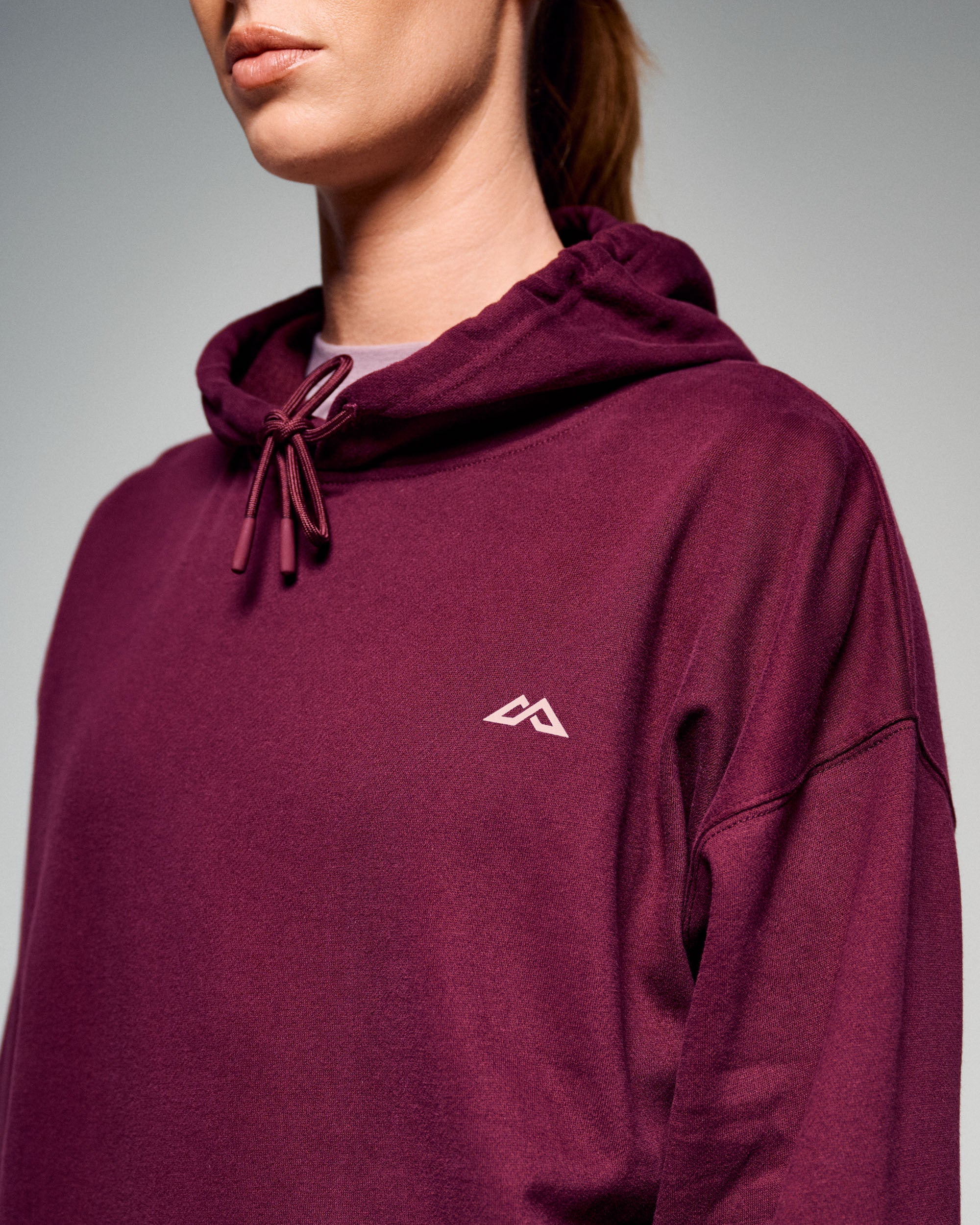 Women's Braided River Hoodie -  Mulberry - Image 4
