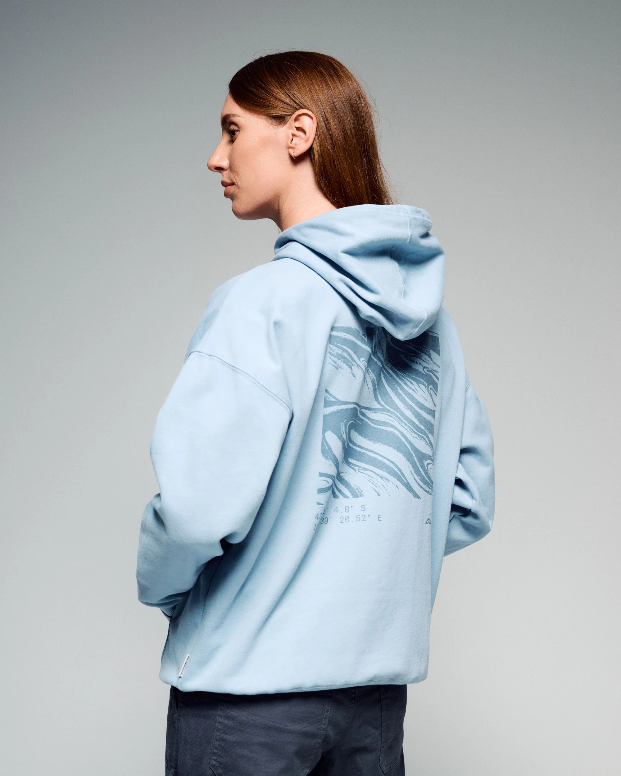Women's Braided River Hoodie -  Tech Blue - Image 3