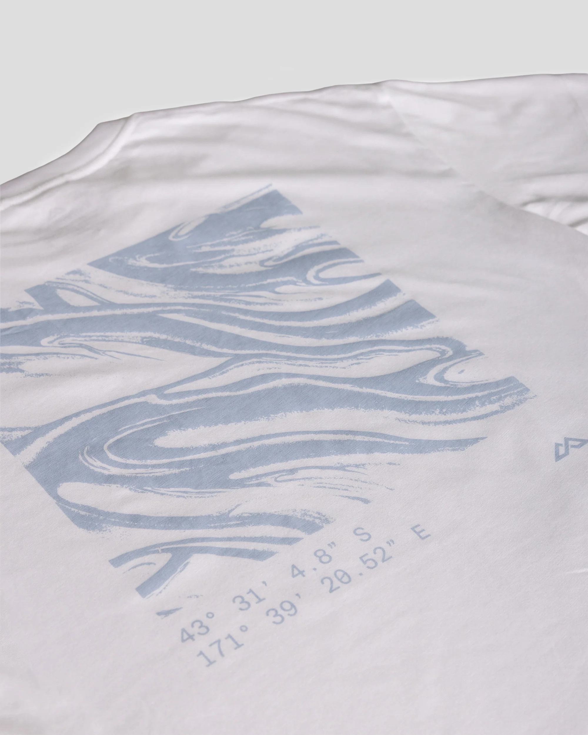 Women's Braided River Organic Cotton T-Shirt -  White - Image 2