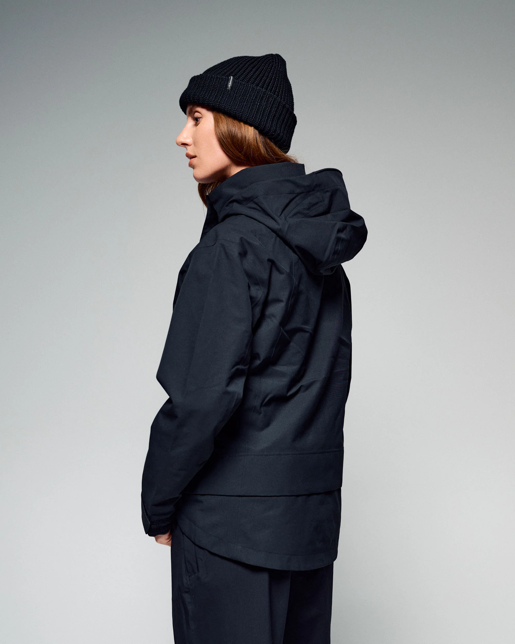 Women’s Citytrek 2L Rain Jacket - Black Stingray - Image 5