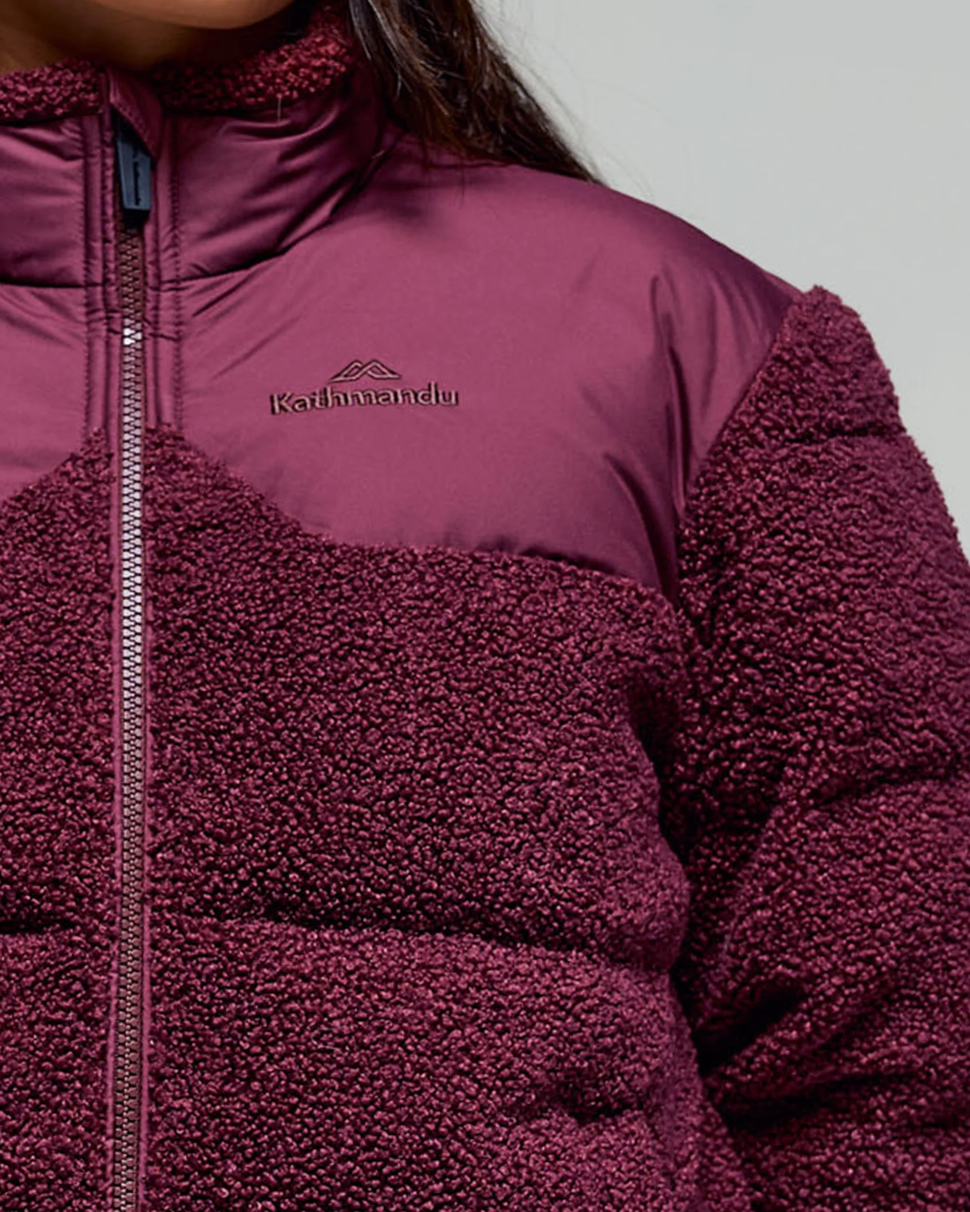 Women's Epiq Hybrid Fleece Jacket - Mulberry - Image 7