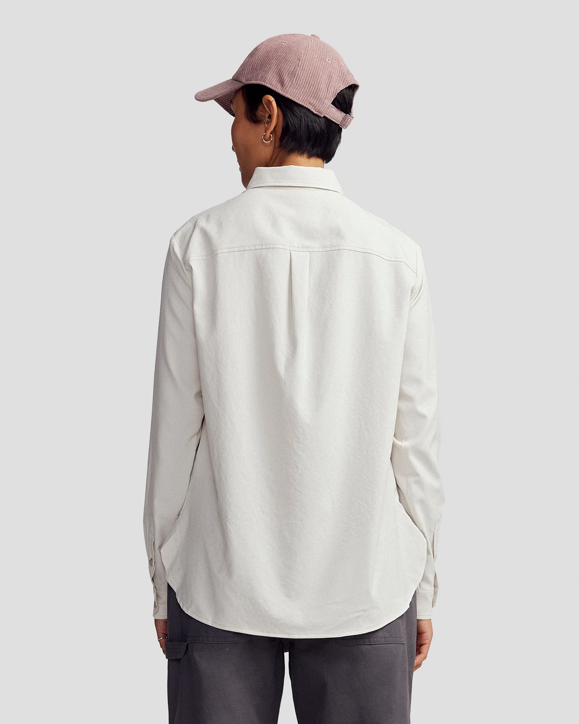 Women’s Flight Stretch Long Sleeve Shirt  -  Shroom - Image 2