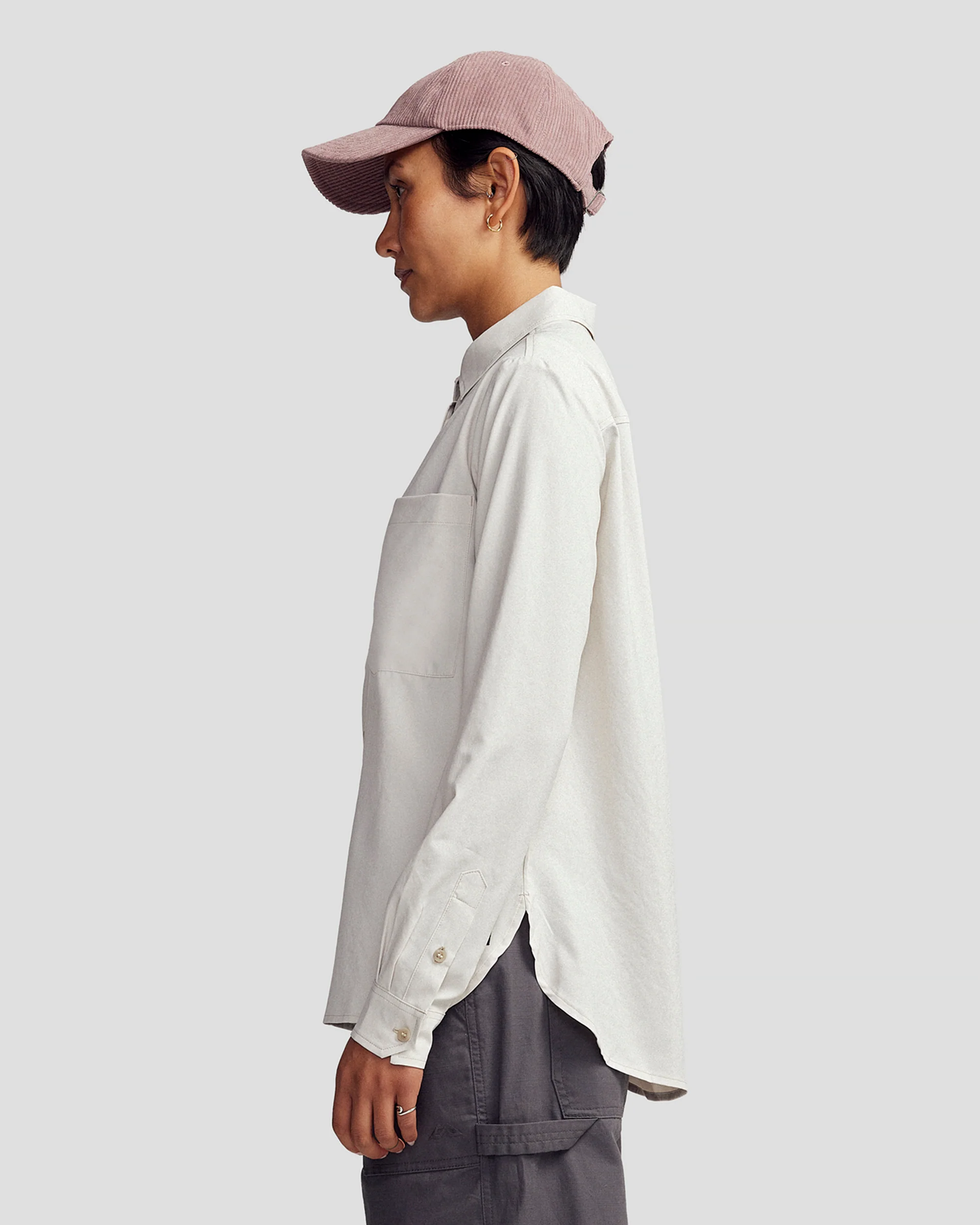Women’s Flight Stretch Long Sleeve Shirt  -  Shroom - Image 3