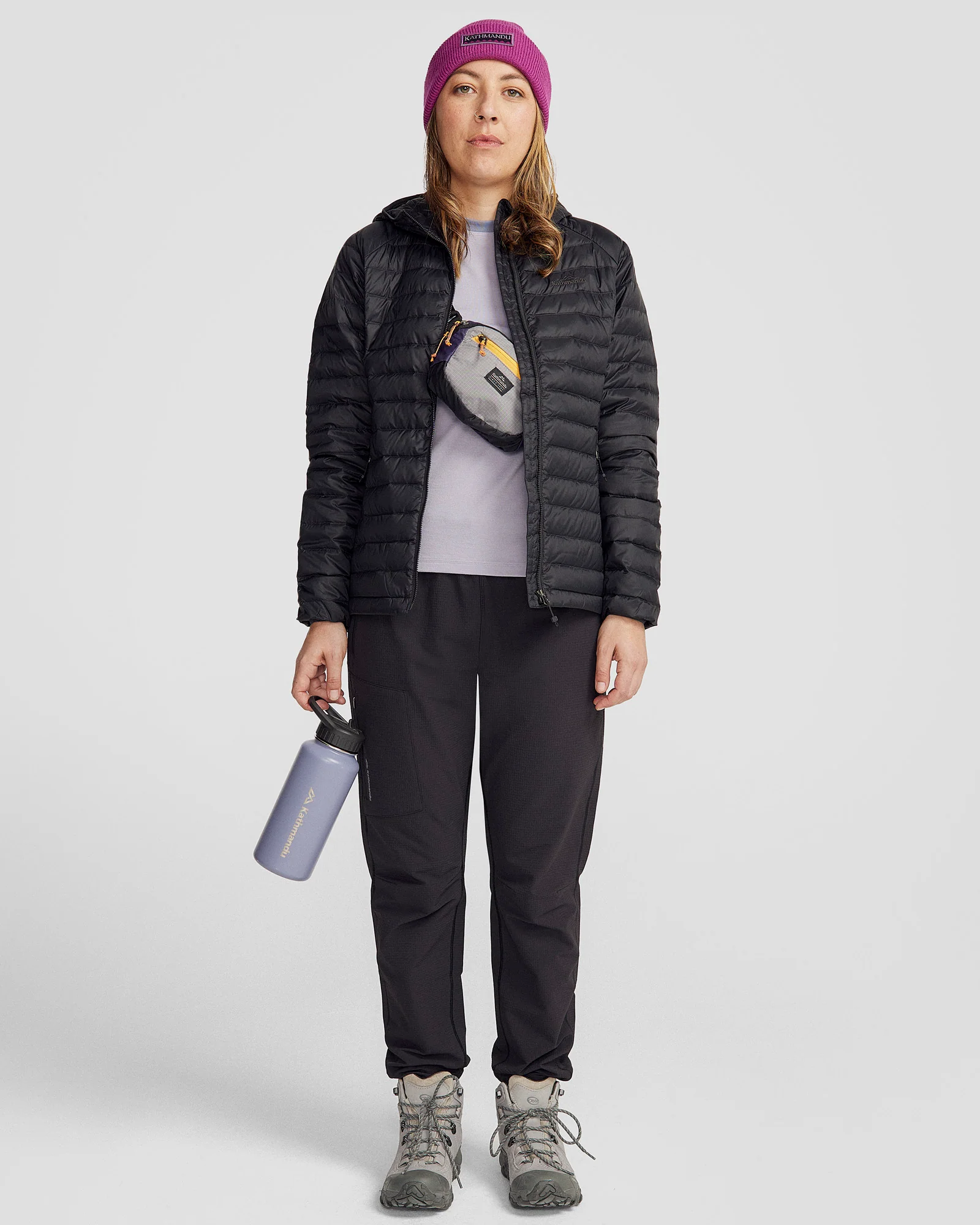 Women's Heli Down Hooded Jacket 3.0 - Black Stingray - Image 2
