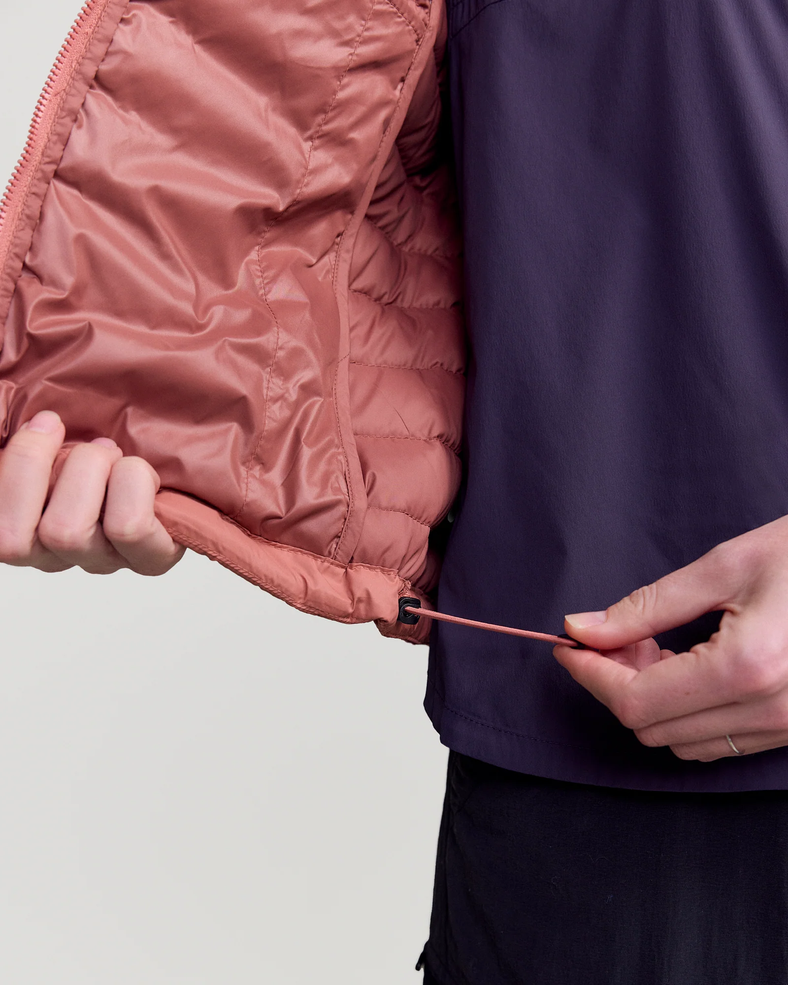 Women's Heli Down Hooded Jacket v3 - Clay - Image 6