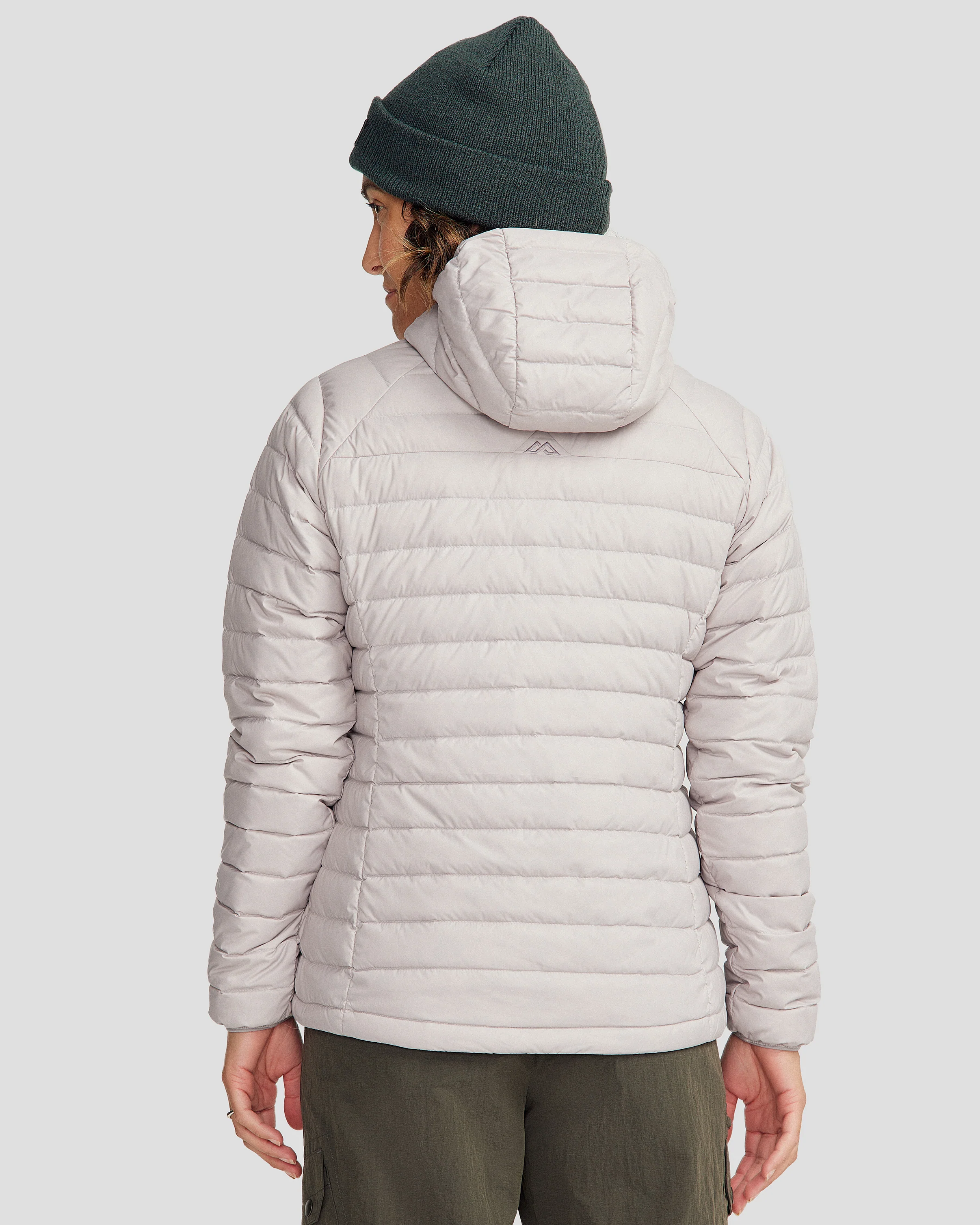 Women's Heli Down Hooded Jacket v3 - Dove - Image 4
