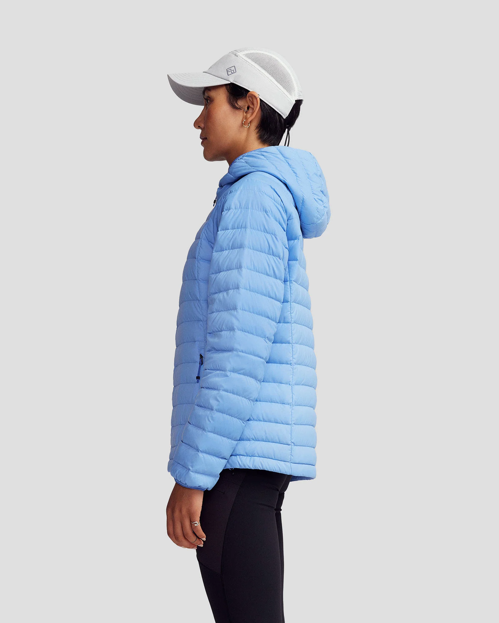 Women's Heli Down Hooded Jacket v3 - Peri - Image 3