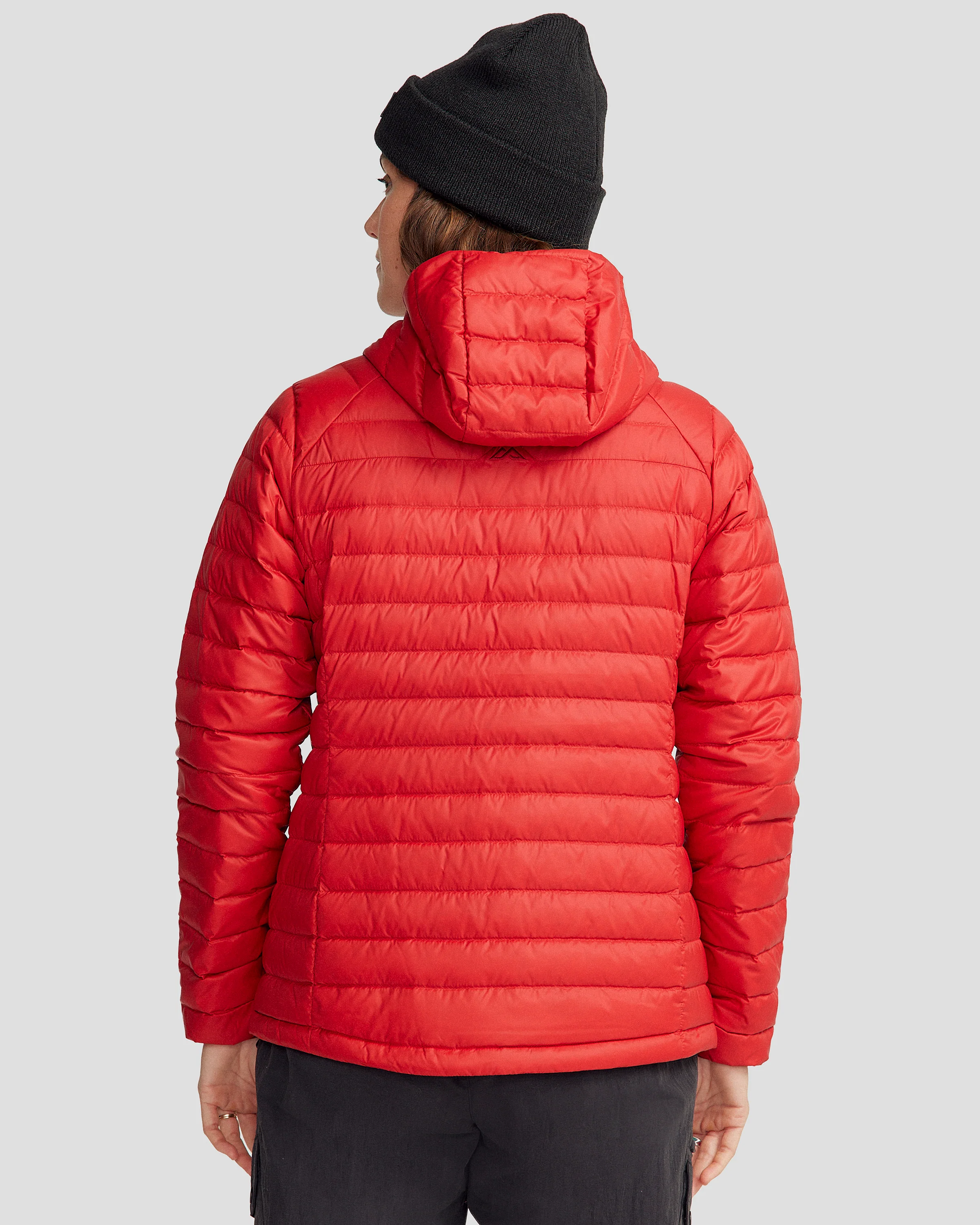 Women's Heli Down Hooded Jacket v3 - Spicy Chilli Pepper - Image 11