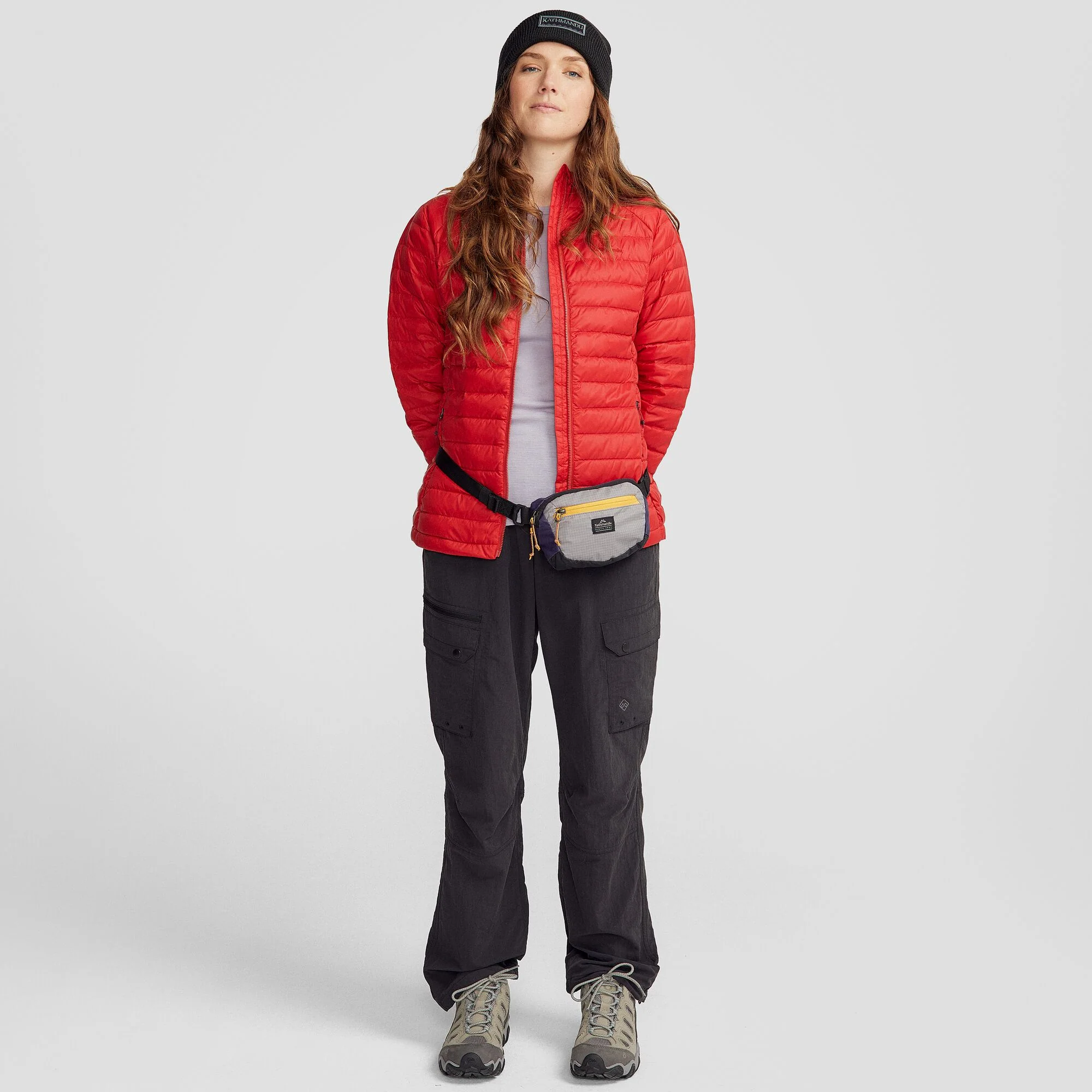Women's Heli Down Hooded Jacket v3 - Spicy Chilli Pepper - Image 2