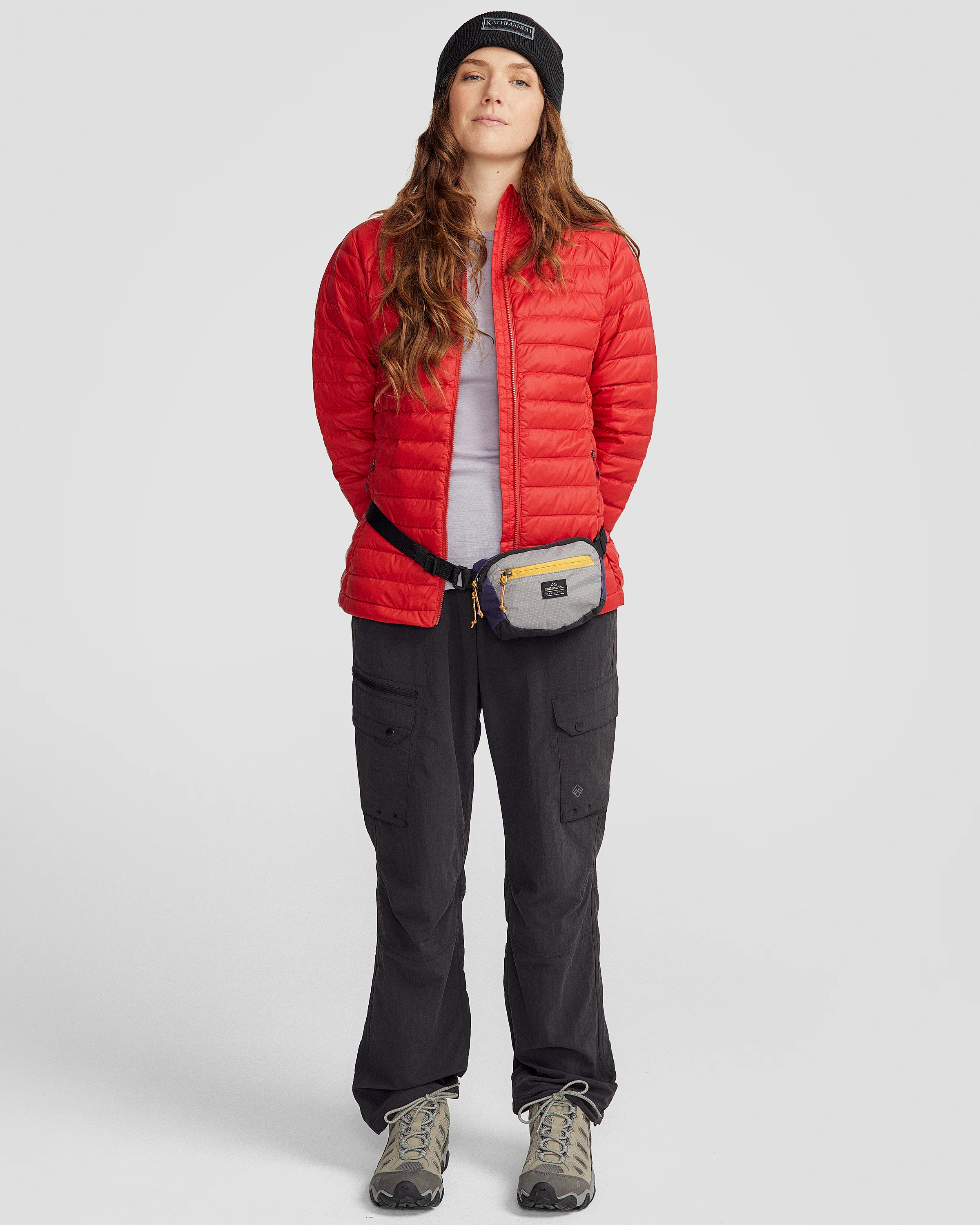 Women's Heli Down Hooded Jacket v3 - Spicy Chilli Pepper - Image 9