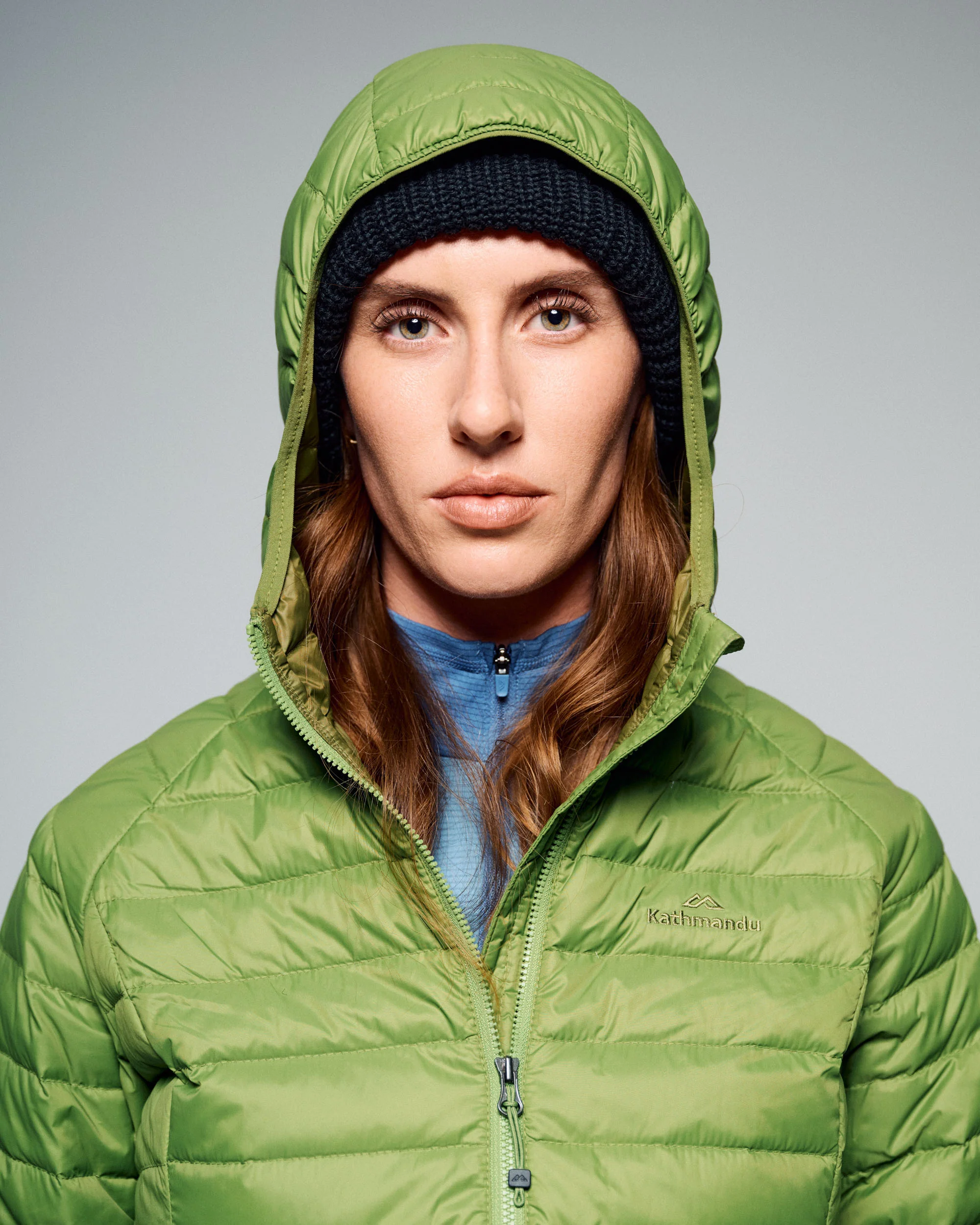 Women's Heli Down Hooded Jacket v3 - Verde - Image 4