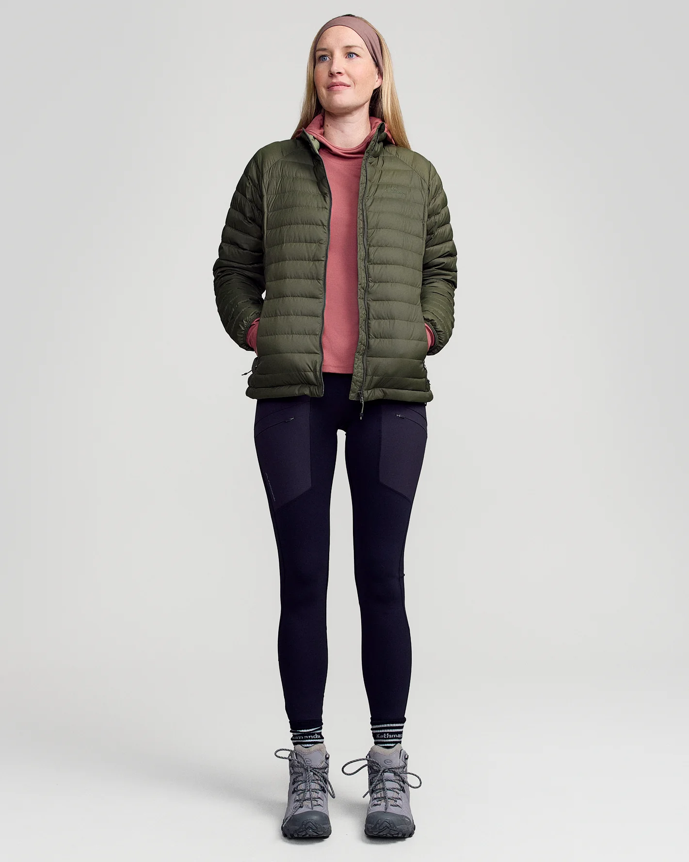 Women's Heli Down Jacket 4.0 - Light Moss - Image 2