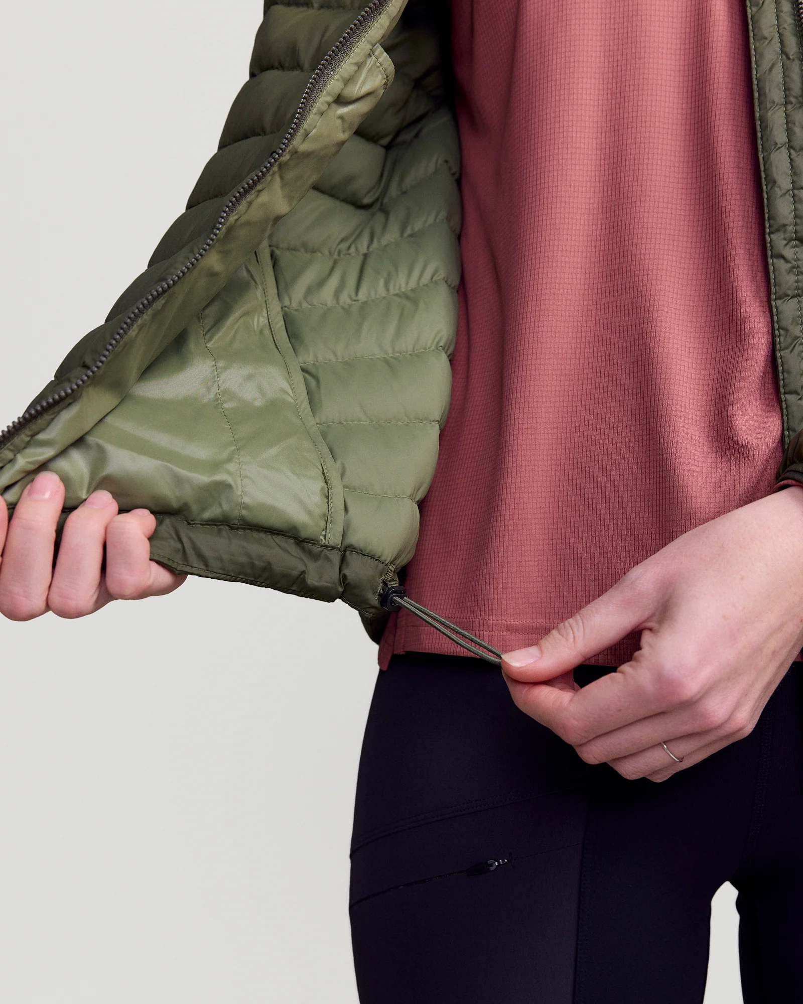 Women's Heli Down Jacket 4.0 - Light Moss - Image 5