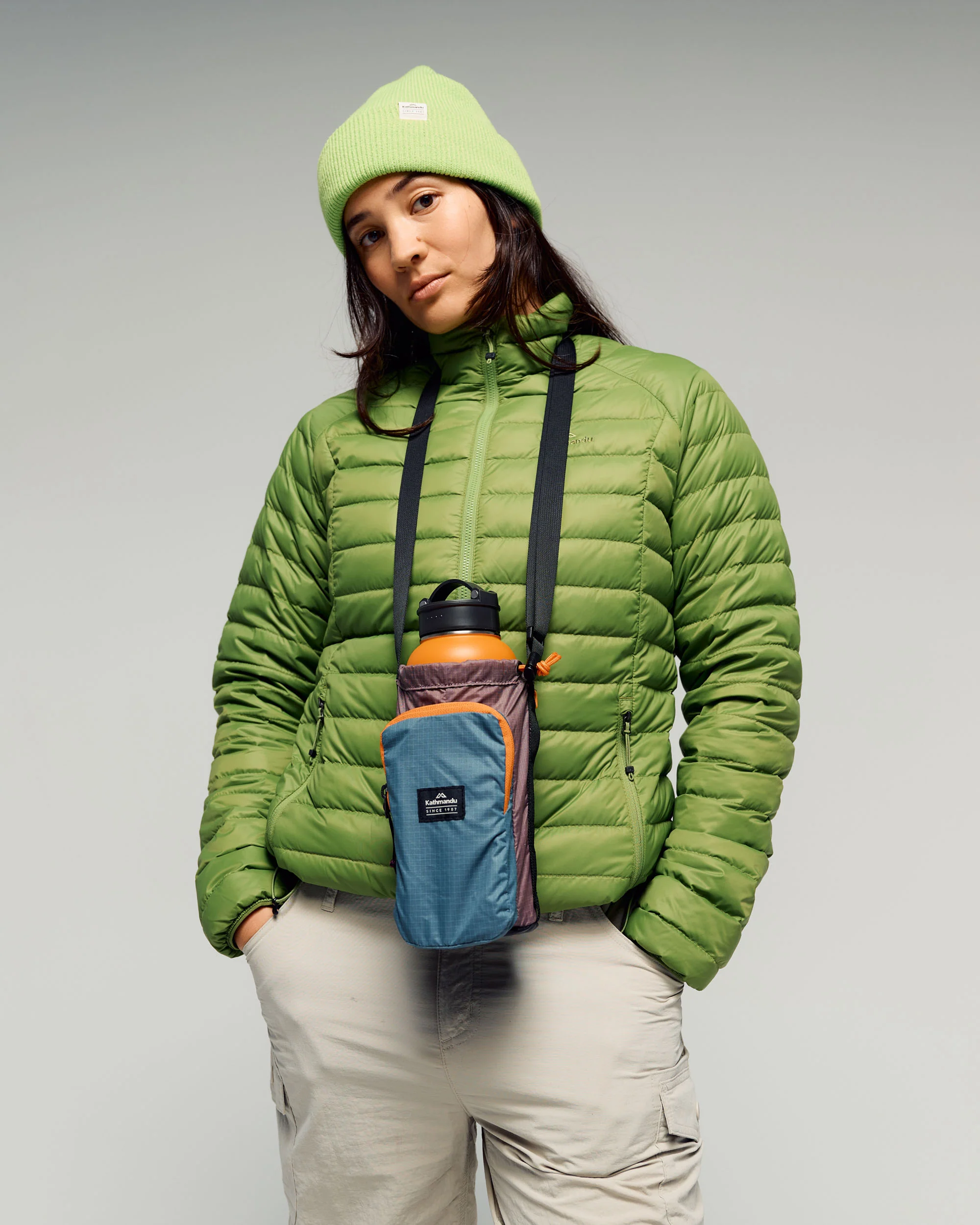 Women's Heli Down Jacket v4 - Verde - Image 3
