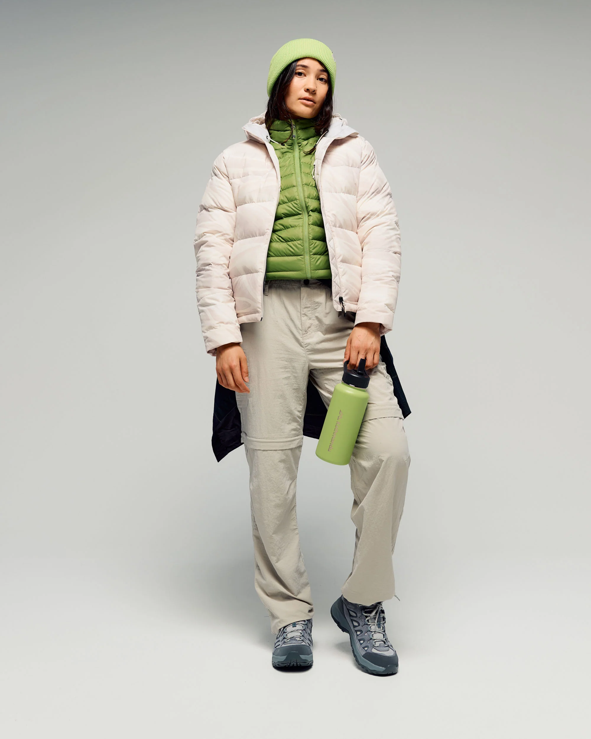 Women's Heli Down Jacket v4 - Verde - Image 4
