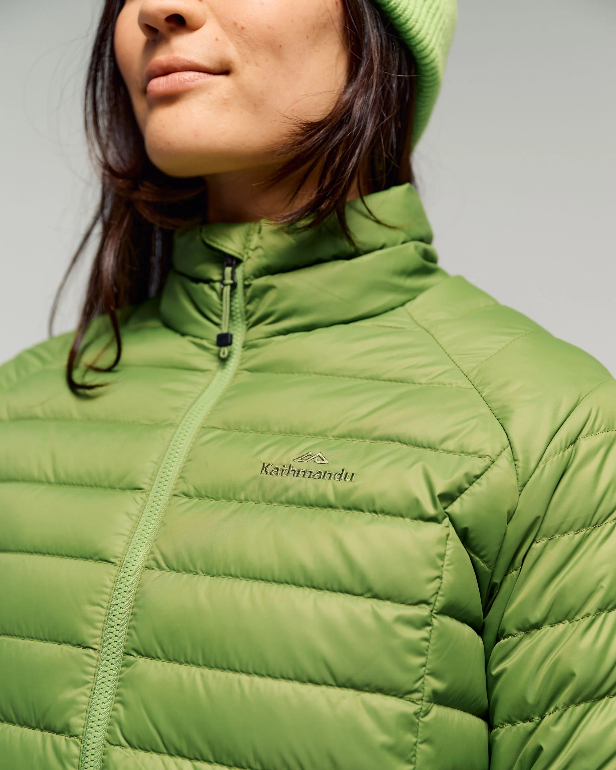 Women's Heli Down Jacket v4 - Verde - Image 6