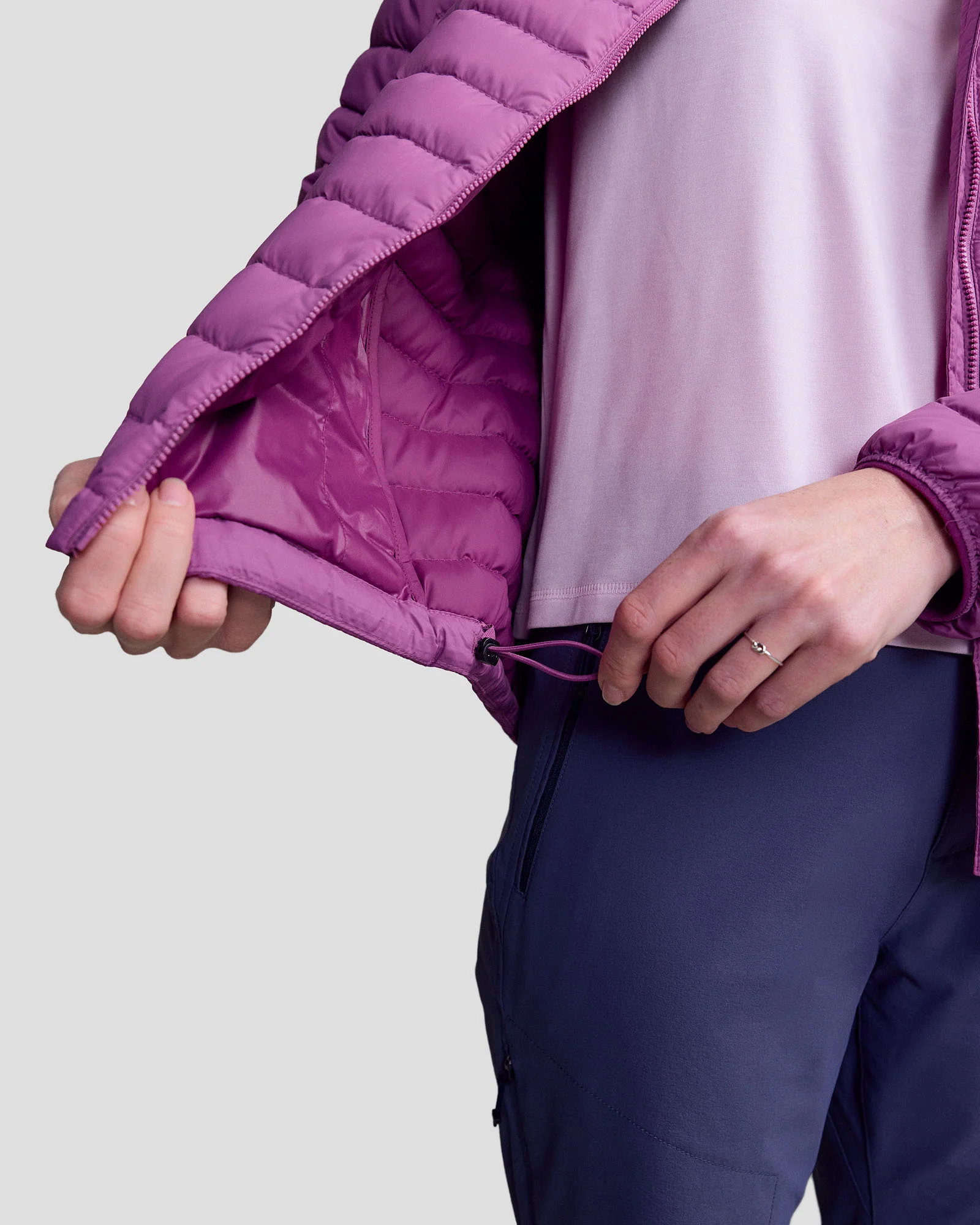 Women's Heli Down Jacket v4 - Washed Berry - Image 4