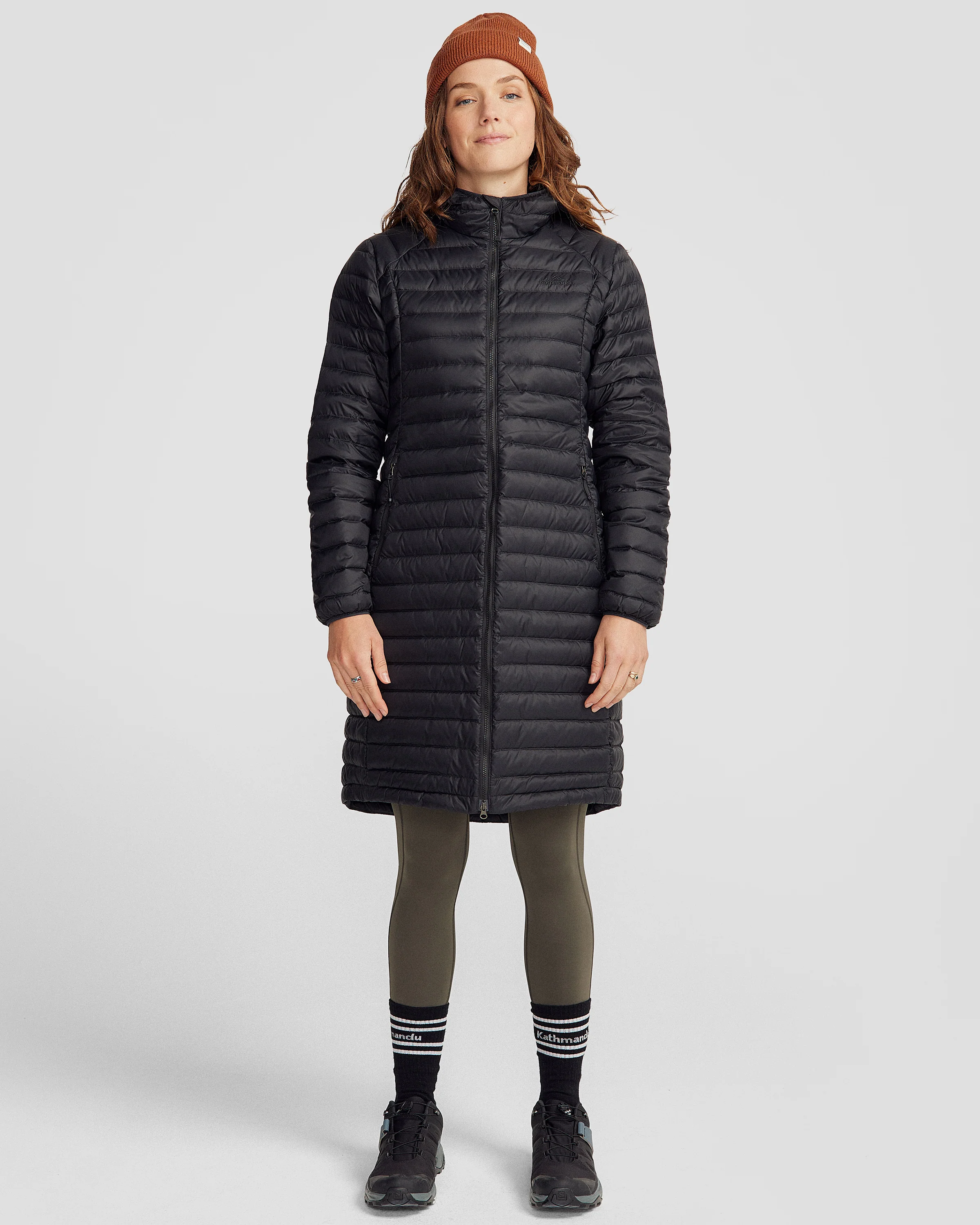 Women's Heli Down Parka Jacket - Black Stingray - Image 7