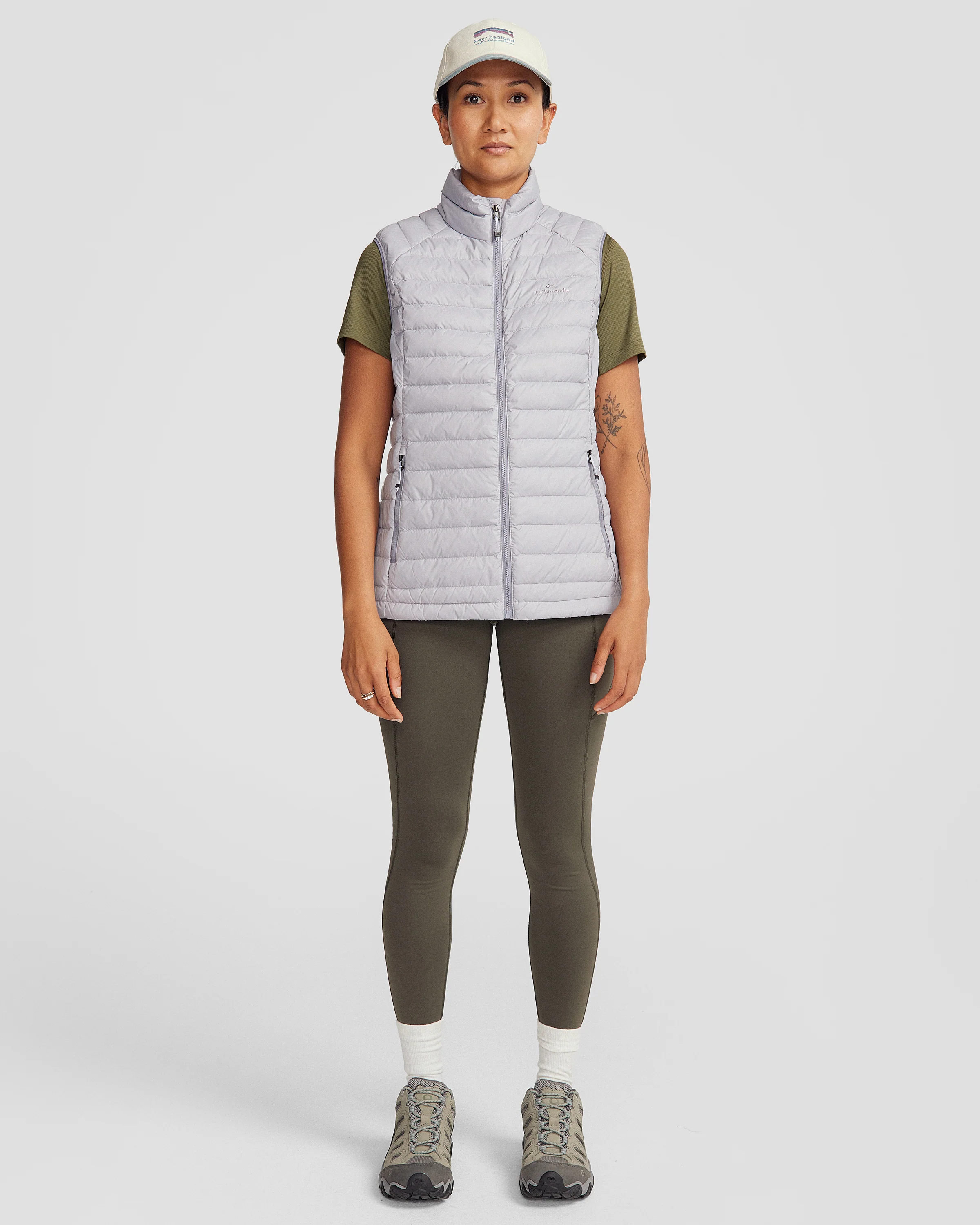 Women's Heli Down Vest v2 - Light Haze - Image 3