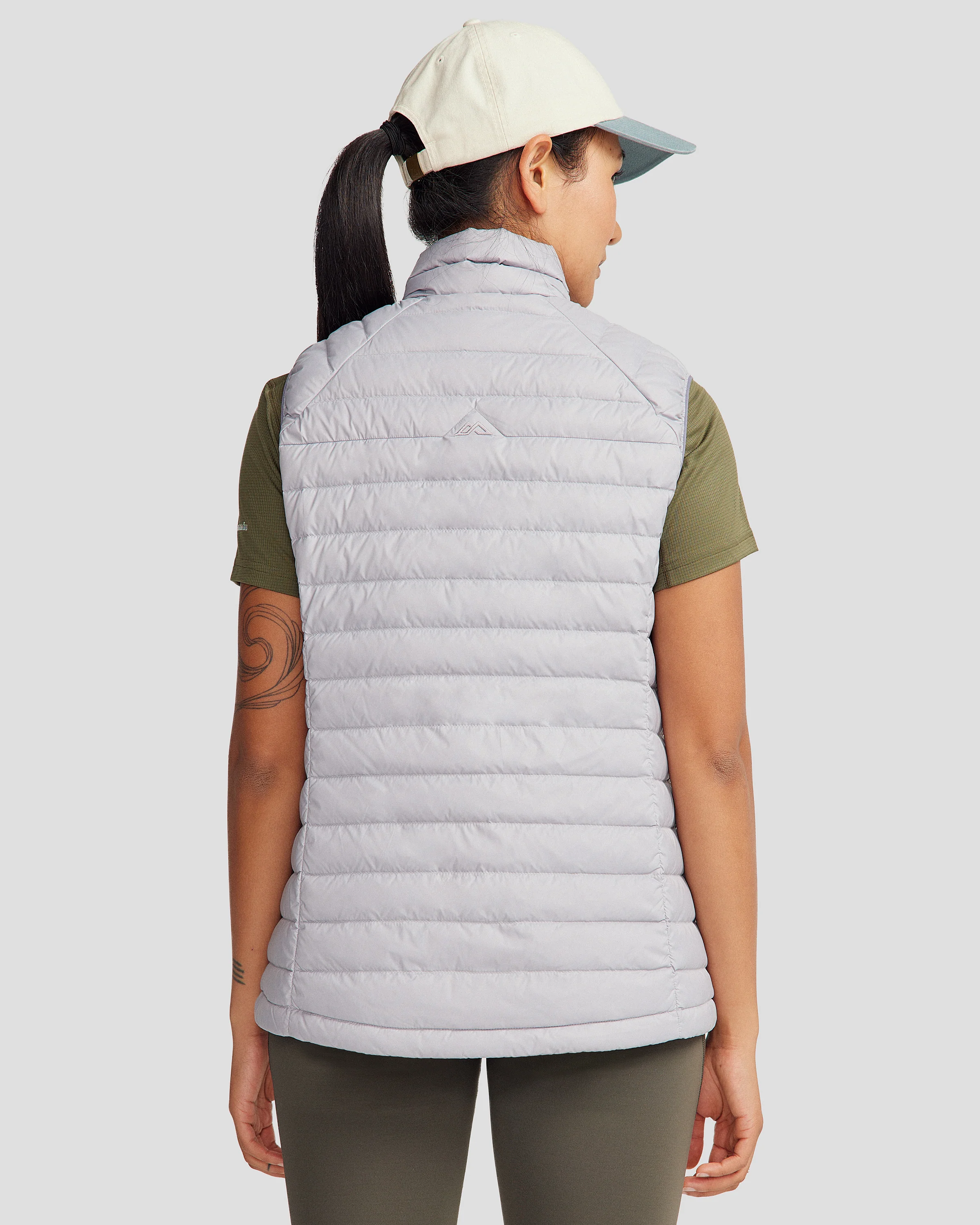 Women's Heli Down Vest v2 - Light Haze - Image 5