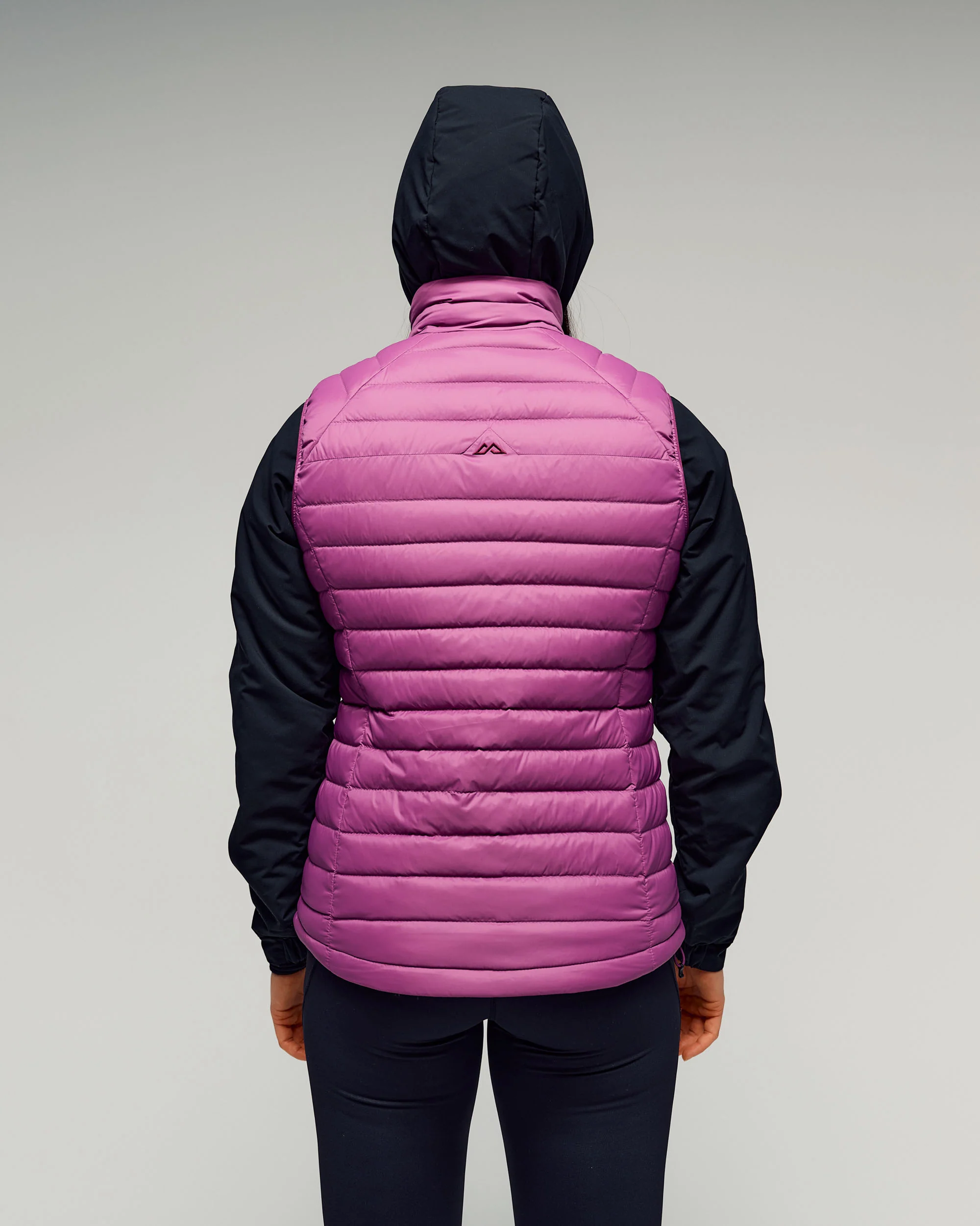 Women's Heli Down Vest v2 - Washed Berry - Image 2