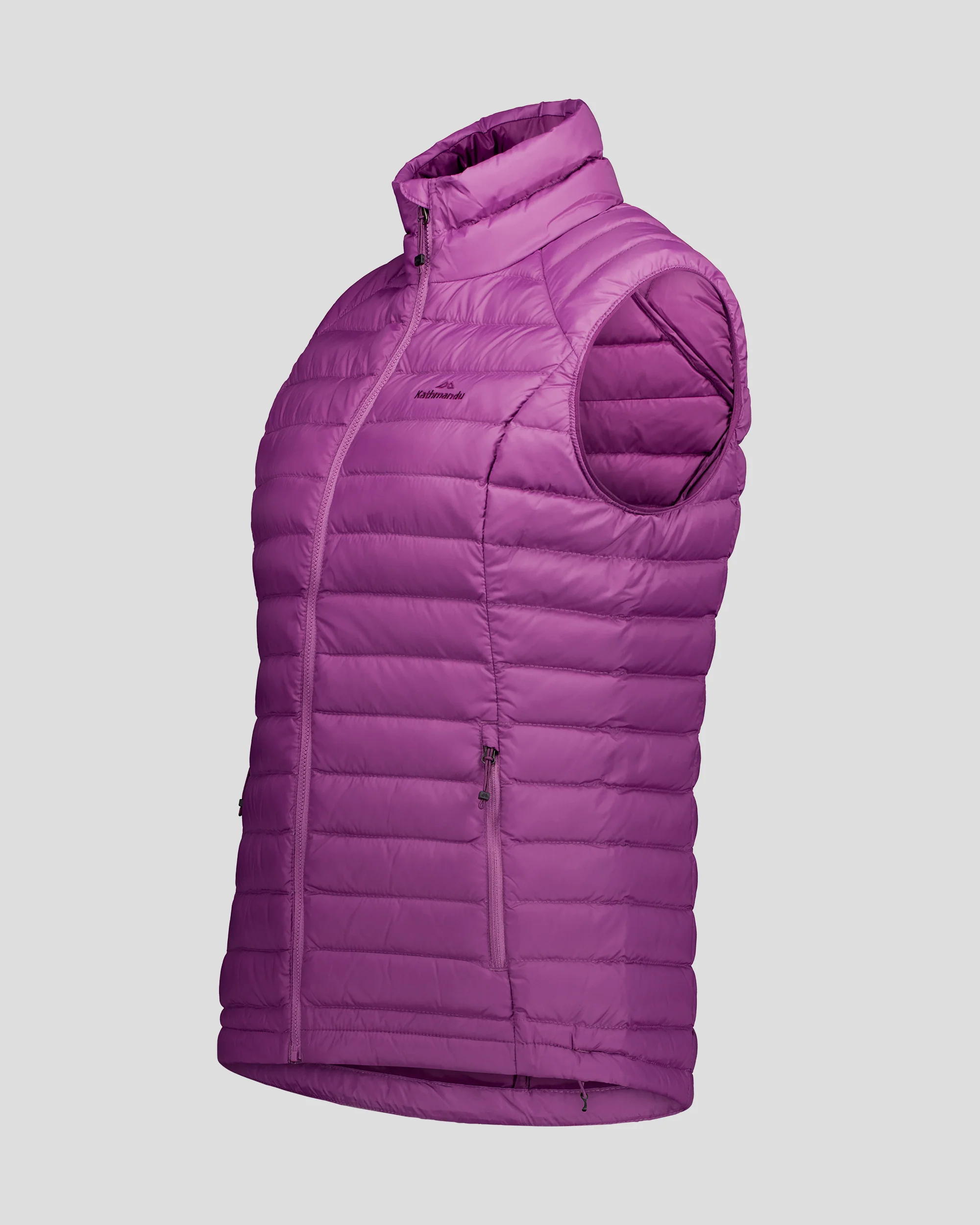 Women's Heli Down Vest v2 - Washed Berry - Image 6