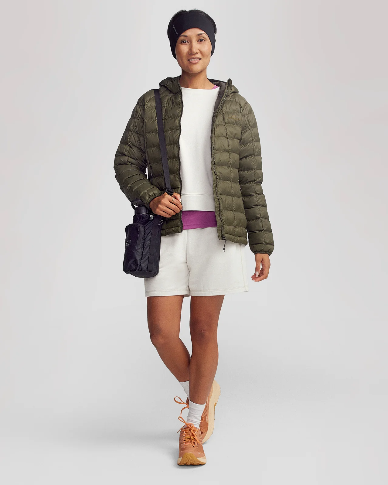 Women's Heli Insulated Hooded Jacket - Light Moss - Image 2