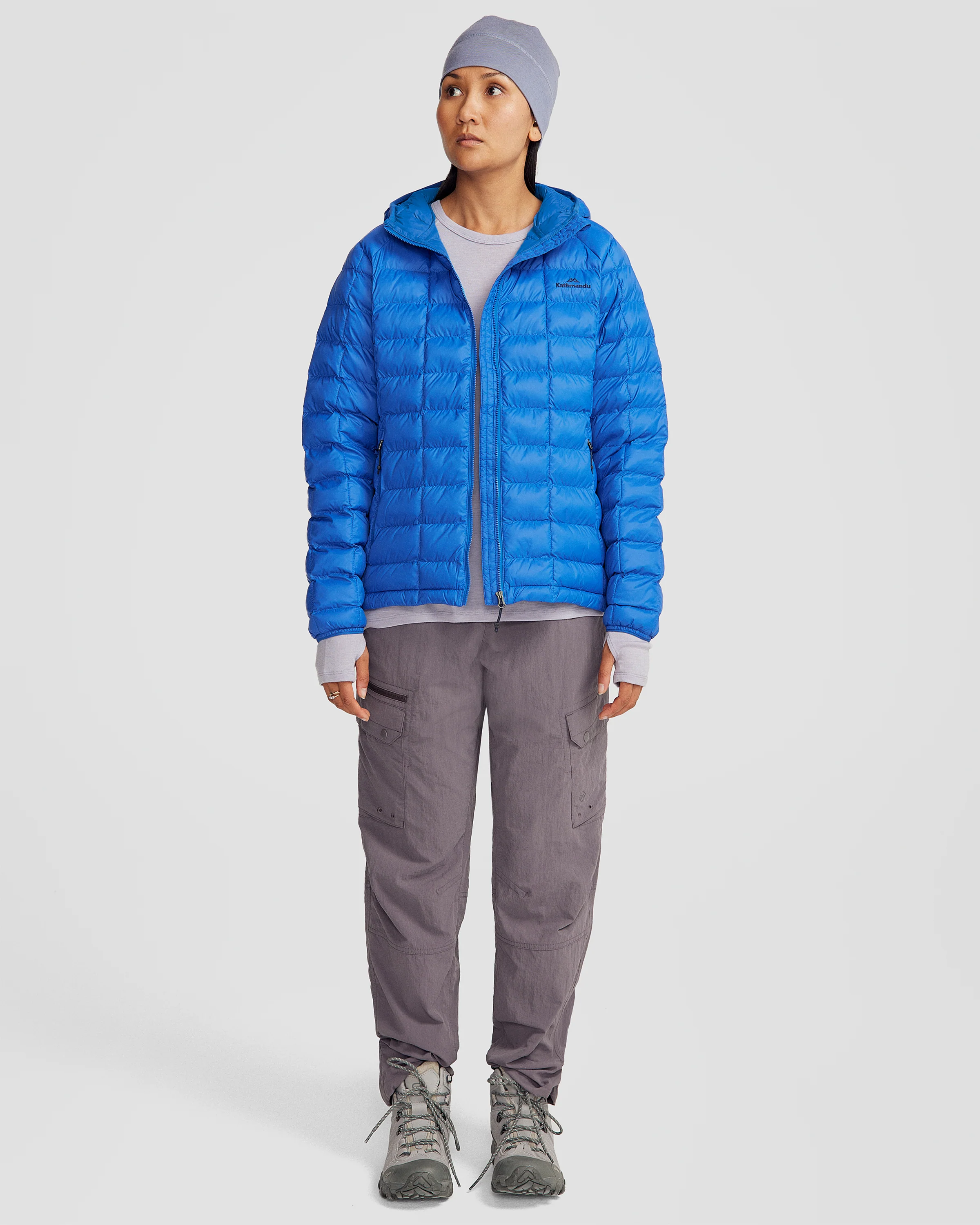 Women's Heli Insulated Hooded Jacket - Peak Blue - Image 2