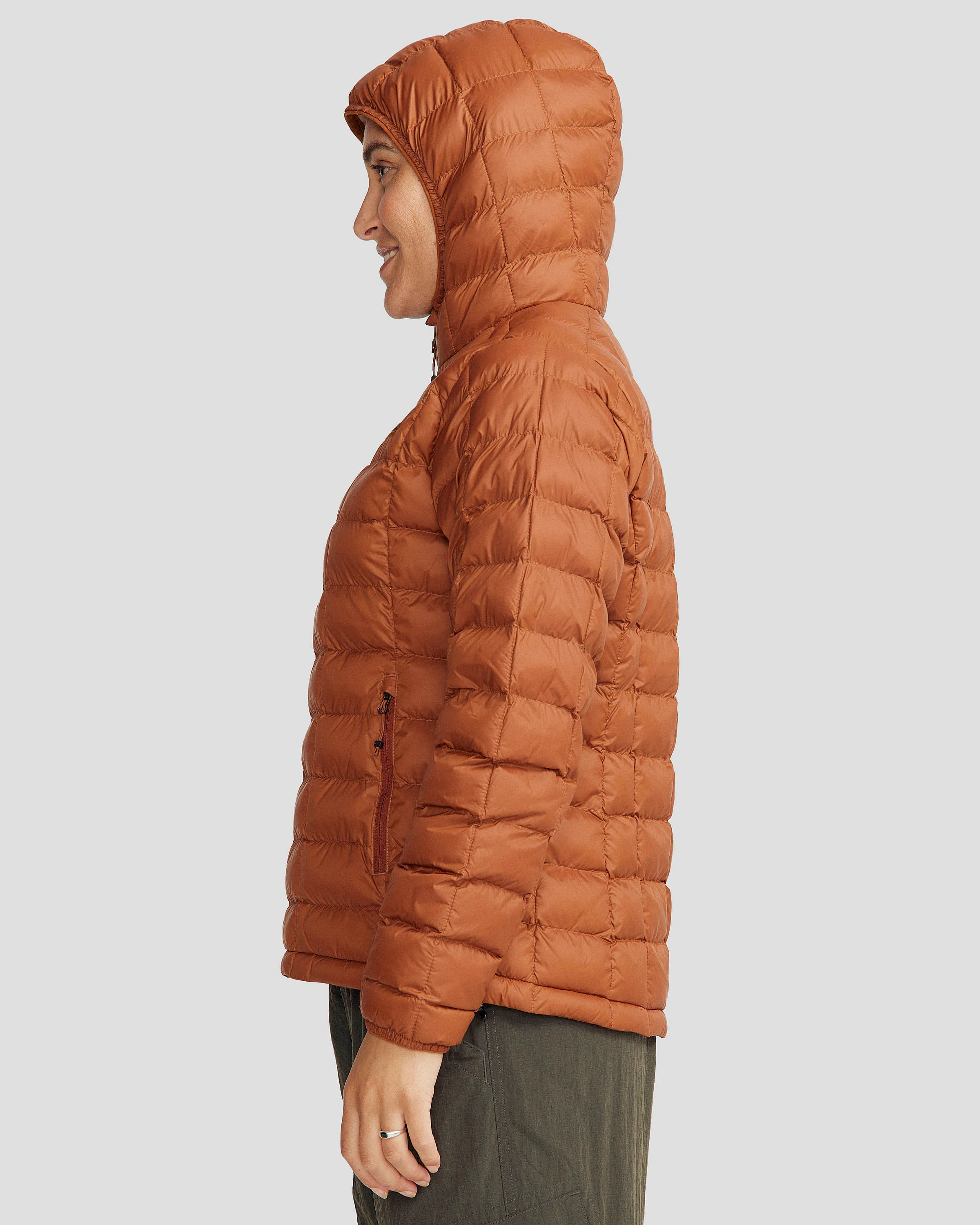 Women's Heli Insulated Hooded Jacket - Woodsy - Image 3
