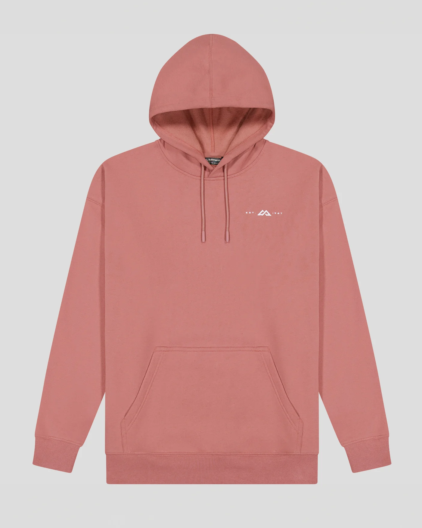 Women's Mountain Camo Slouchy Brushed Hoodie - Clay - Image 5