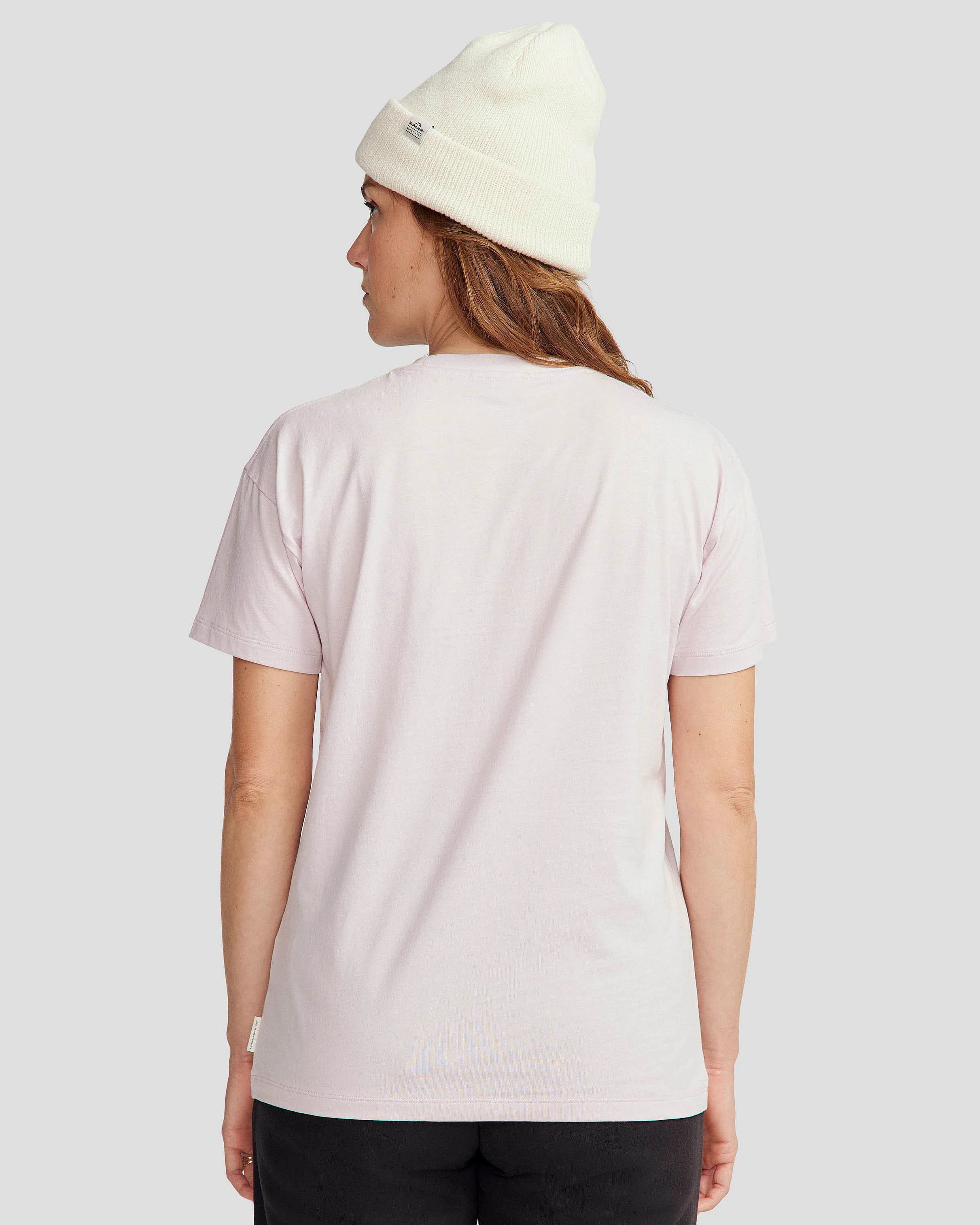 Women's Mountain Sunset Organic Cotton T-shirt - Stardust - Image 3