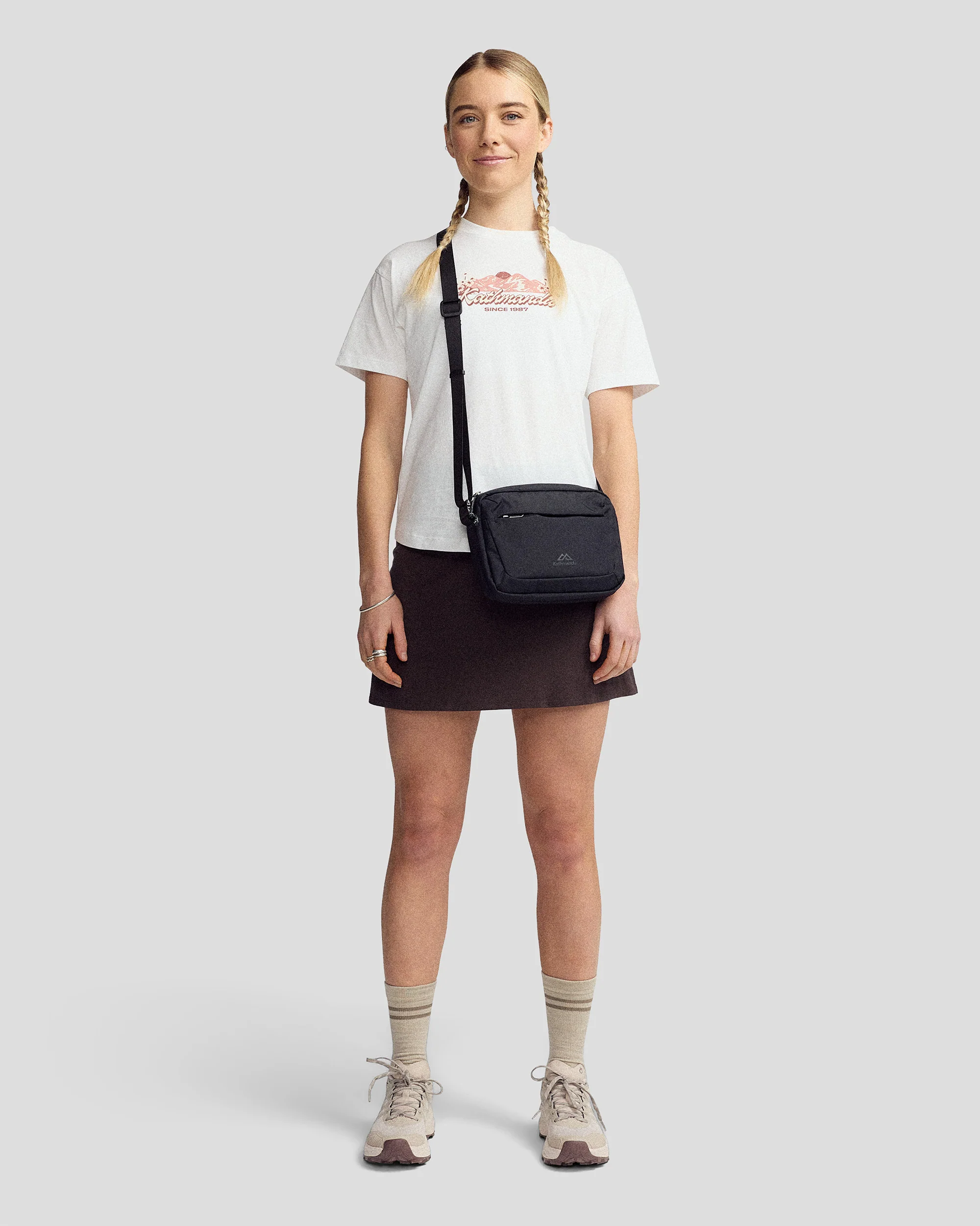 Women’s Mt Cook Lily Organic Cotton T-Shirt - White - Image 2