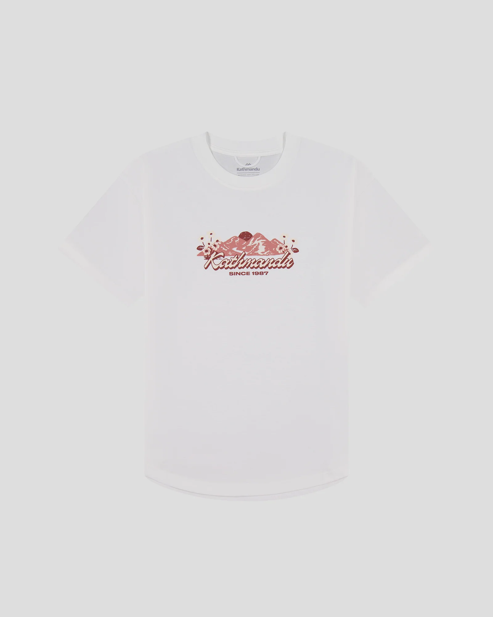 Women’s Mt Cook Lily Organic Cotton T-Shirt - White - Image 5