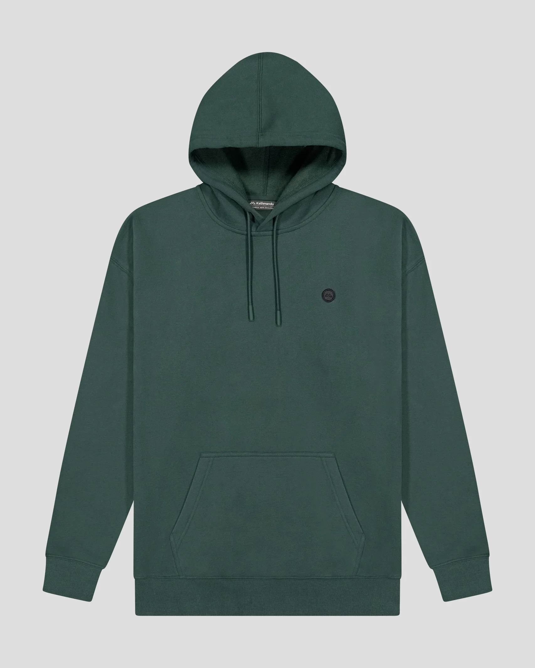 Women's Peak Badge Slouchy Brushed Hoodie - Deep Forest - Image 5