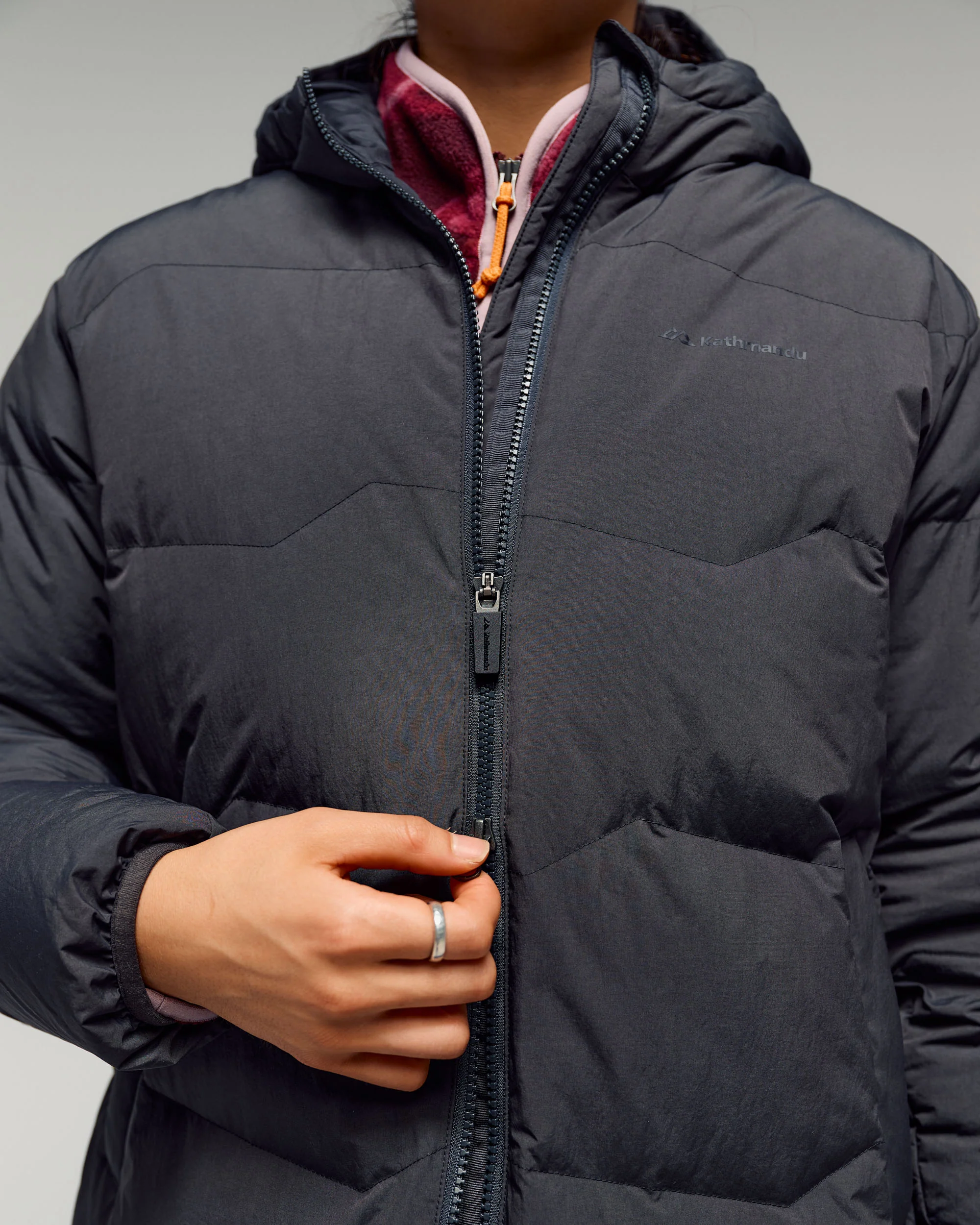 Women's Retreat Down Parka - Washed Black - Image 2