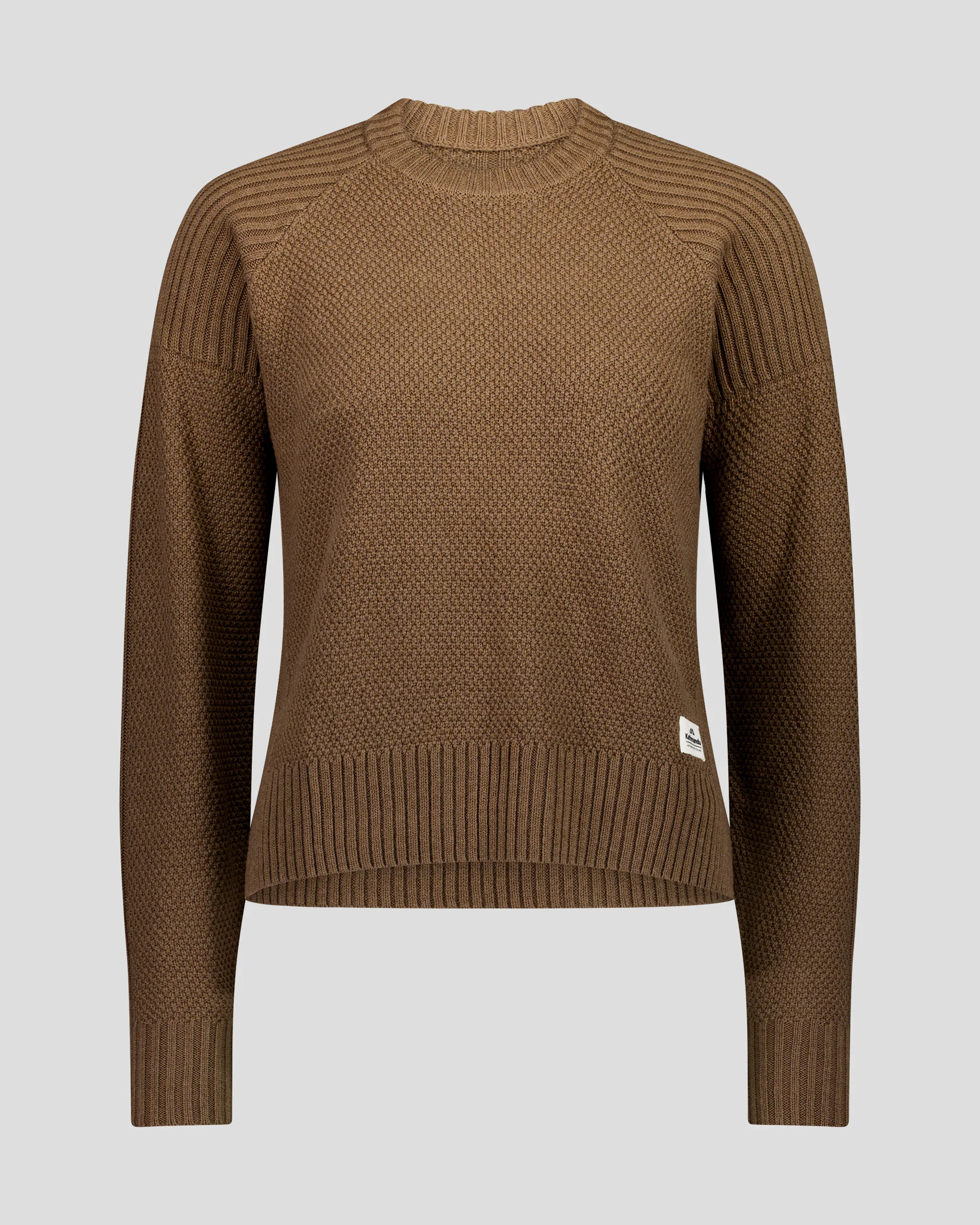Women's Retreat Merino Blend Crew Pullover -  Jute - Image 3