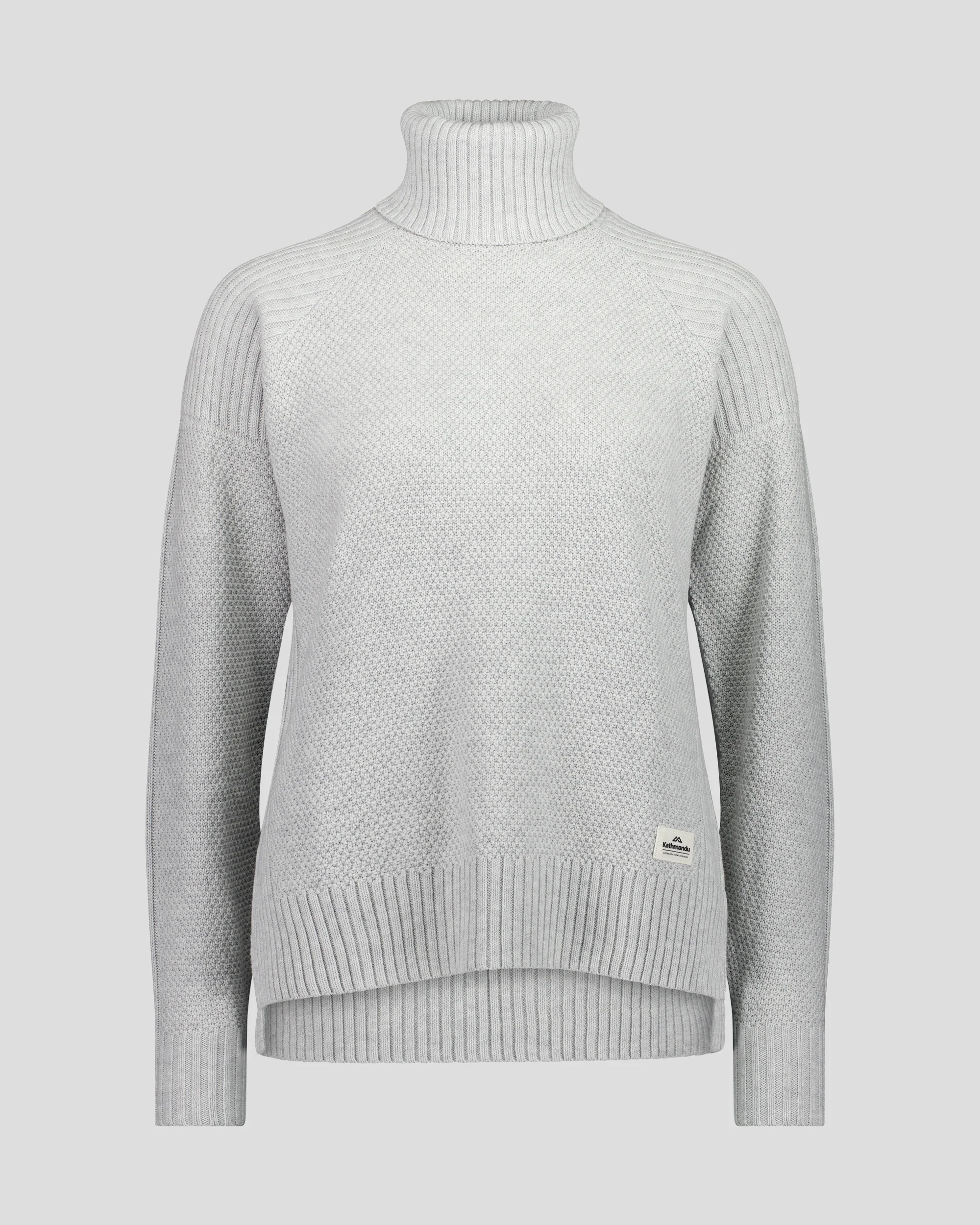 Women's Retreat Merino Blend Roll Neck Pullover -  Super Moon - Image 5