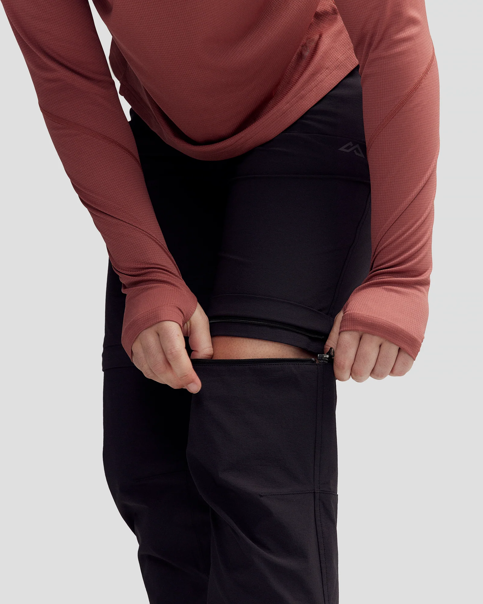 Women's Ridge Convertible Pants - Black Stingray - Image 2